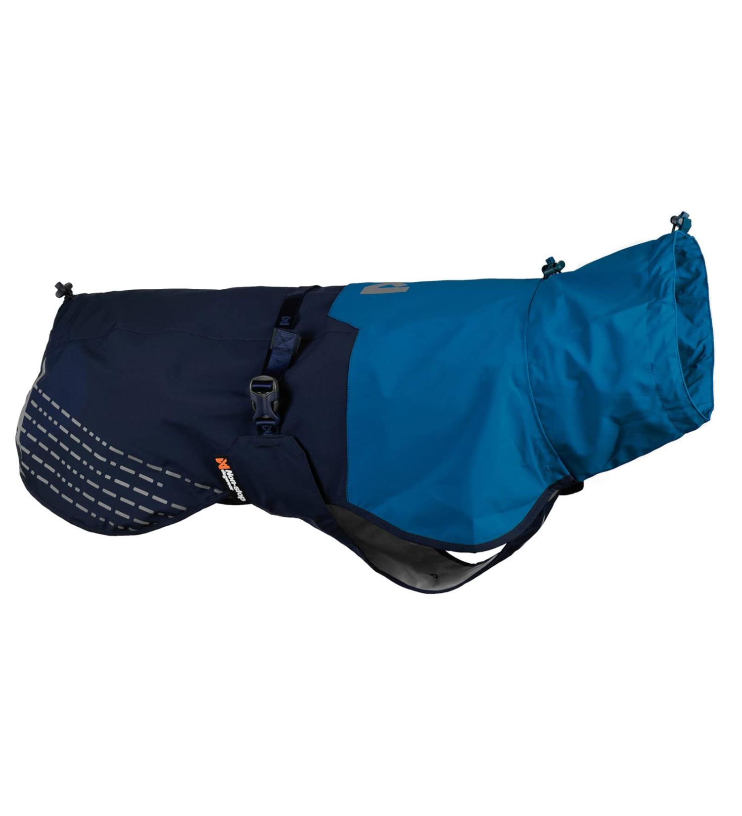 Buy Non-stop Dogwear Fjord Raincoat Blue - Size 40 | Durable Rain Cover for Dogs | International Shipping Available - Buy Online on GoSupps.com