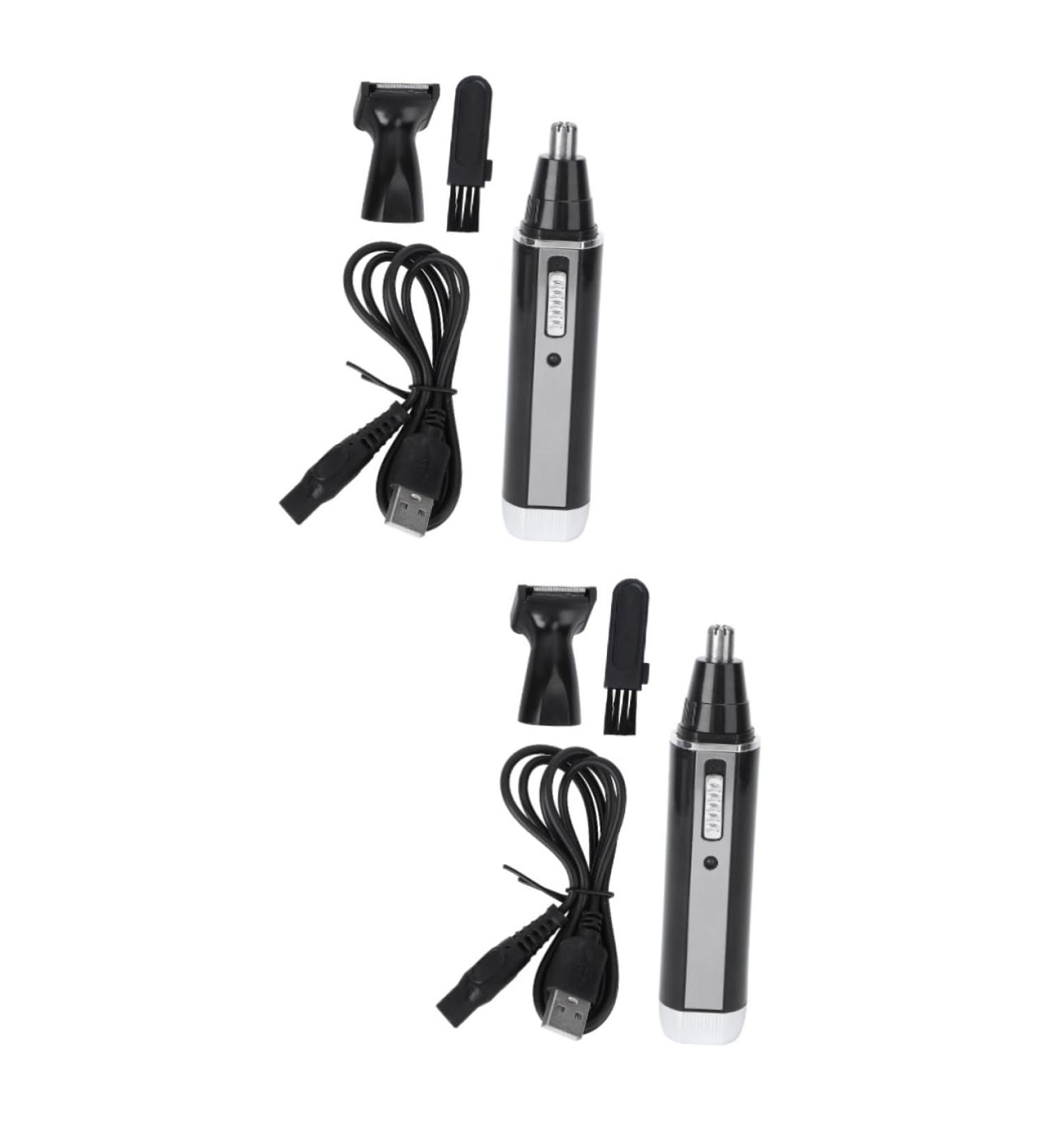 FRCOLOR 2Pcs 2 Electric Trimmer Nose Trimmer Ear Hair Trimmer Best Nose Hair Trimmer Nose And Ear Trimmer Nose Hair Clipper Nose Hair Organ Multifunction Mediumx2pcs Blackx2pcs - Buy Online on GoSupps.com