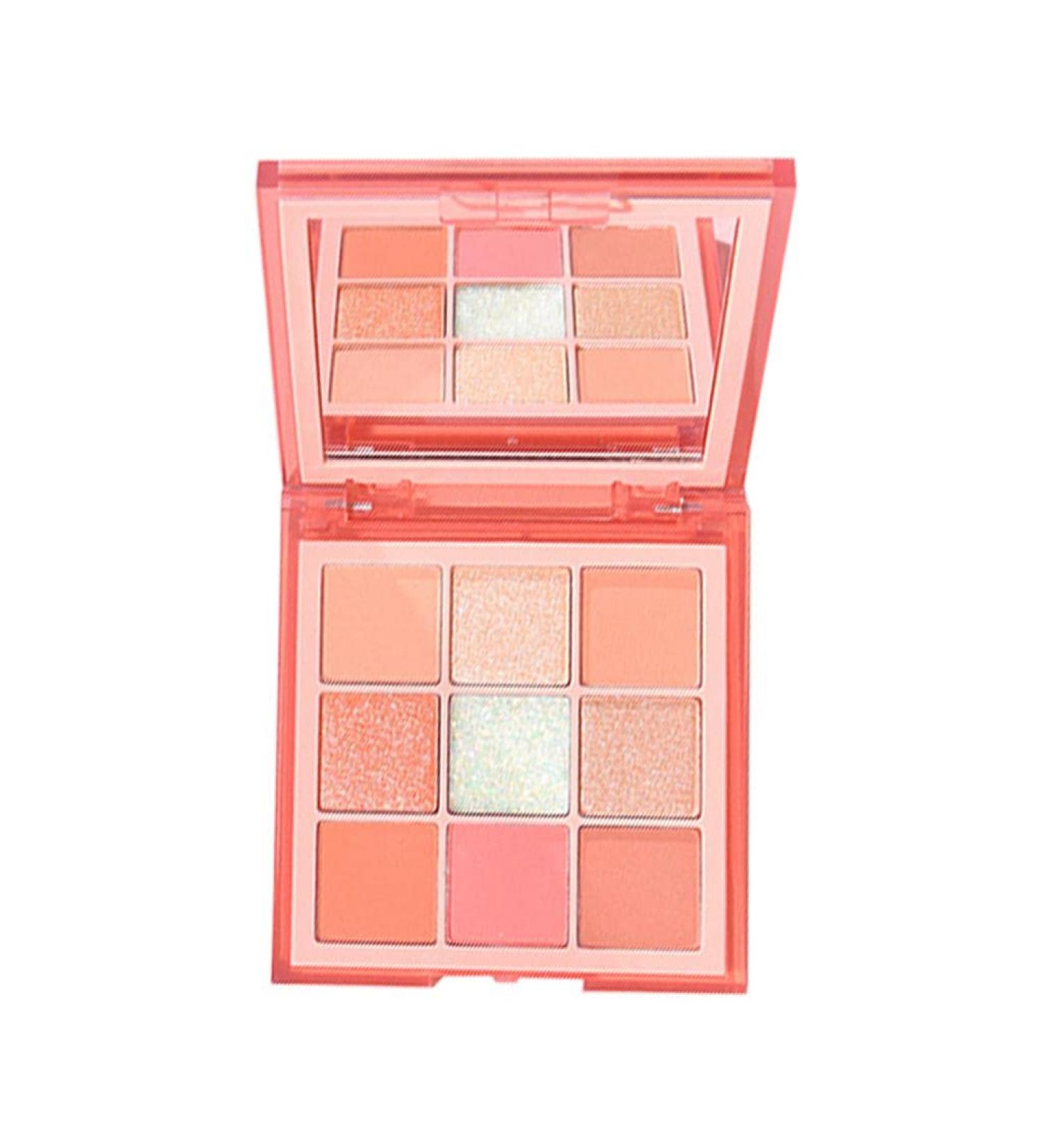 JAYIOLA 9Colors Long- Eyeshadow Palette Pallete Highly Pigmented Pink - Buy Online on GoSupps.com