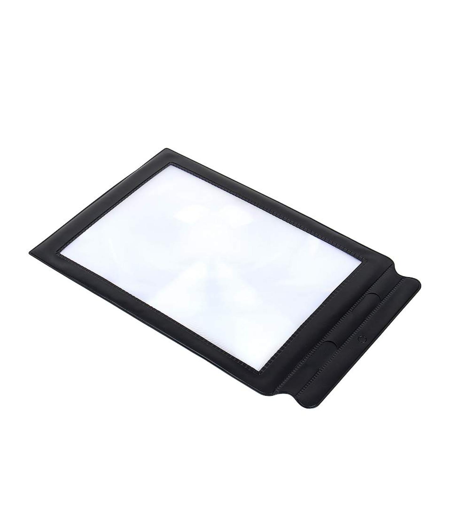 Jeanoko Reading Magnifier Magnifier Sheet PVC Bookmark Reading Aid A4 Full Page 3X Magnifying Tool for Elderly and People with Low Vision - Buy Online on GoSupps.com