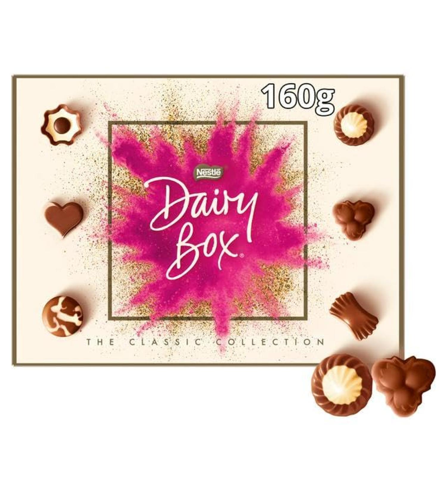 Nestle Dairy Box Milk Chocolate 160g Imported from England