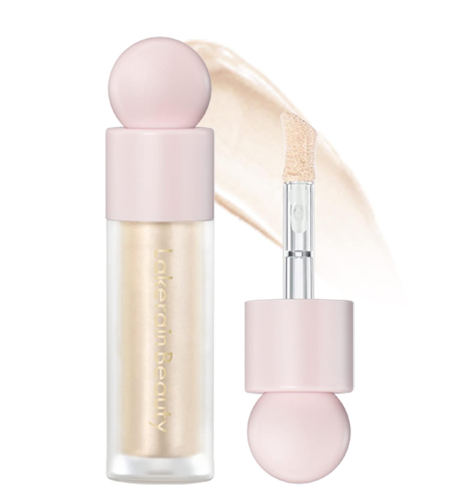 Shimmer Liquid Highlighter Beauty Wand - Waterproof Glowing Illuminator Makeup Stick for Face & Body - 01 Moonlight - Buy Online on GoSupps.com