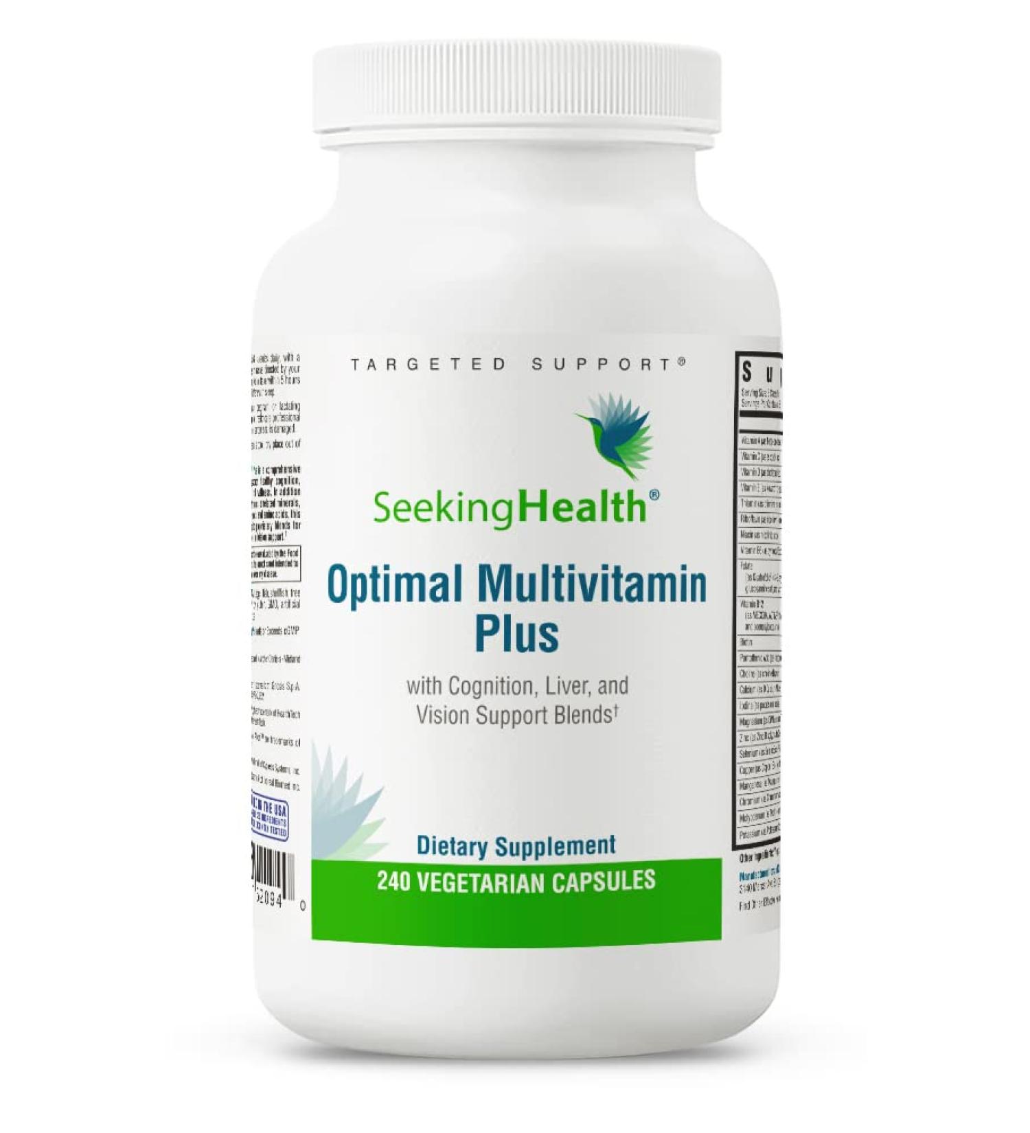 Seeking Health Optimal Multivitamin Plus Active B Vitamins | 240 Capsules - Buy Online on GoSupps.com