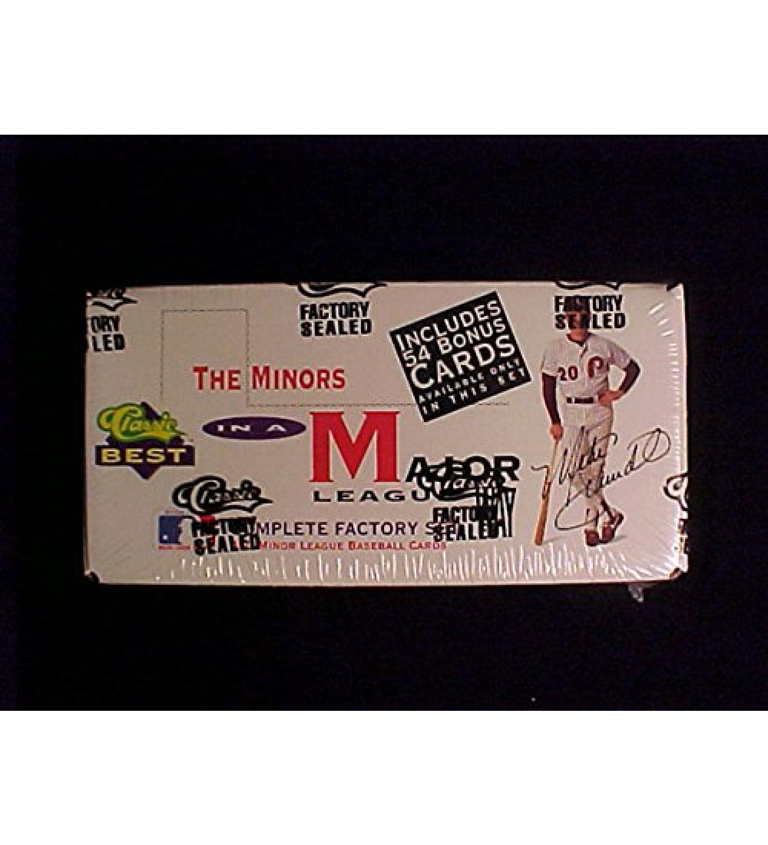 1991 Classic Best The Minors Baseball Factory Set (450) Bonus Cards