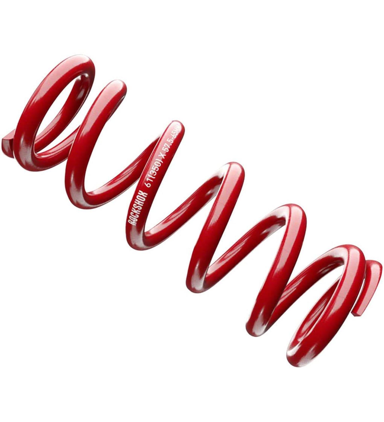 RockShox Metric Coil Spring - Length 151mm, Travel 57.5-65mm, 400 lbs, Red
