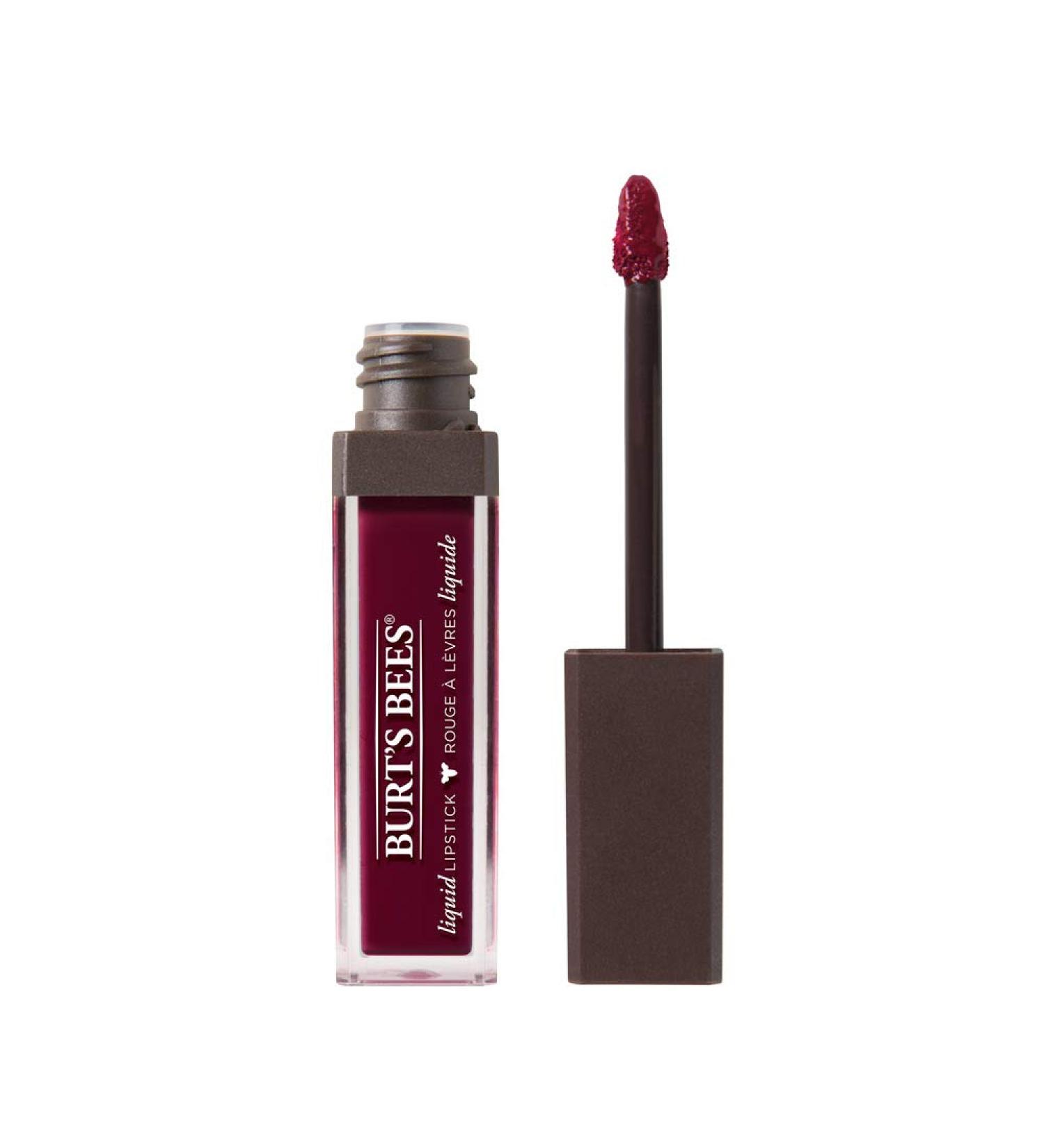 Burt's Bees Natural Glossy Liquid Lipstick - Wine Waters | 100% Natural | 1 Tube - Buy Online on GoSupps.com