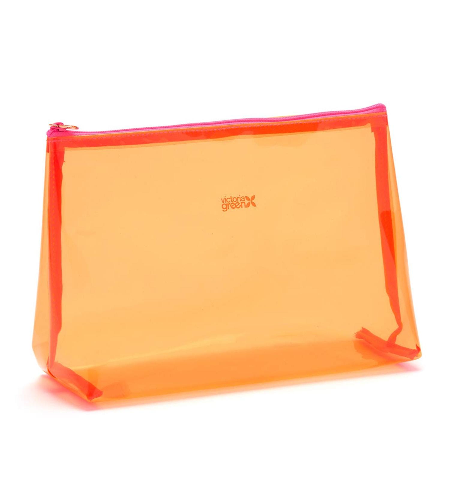Victoria Green Mia Cosmetic Bag Large Orange