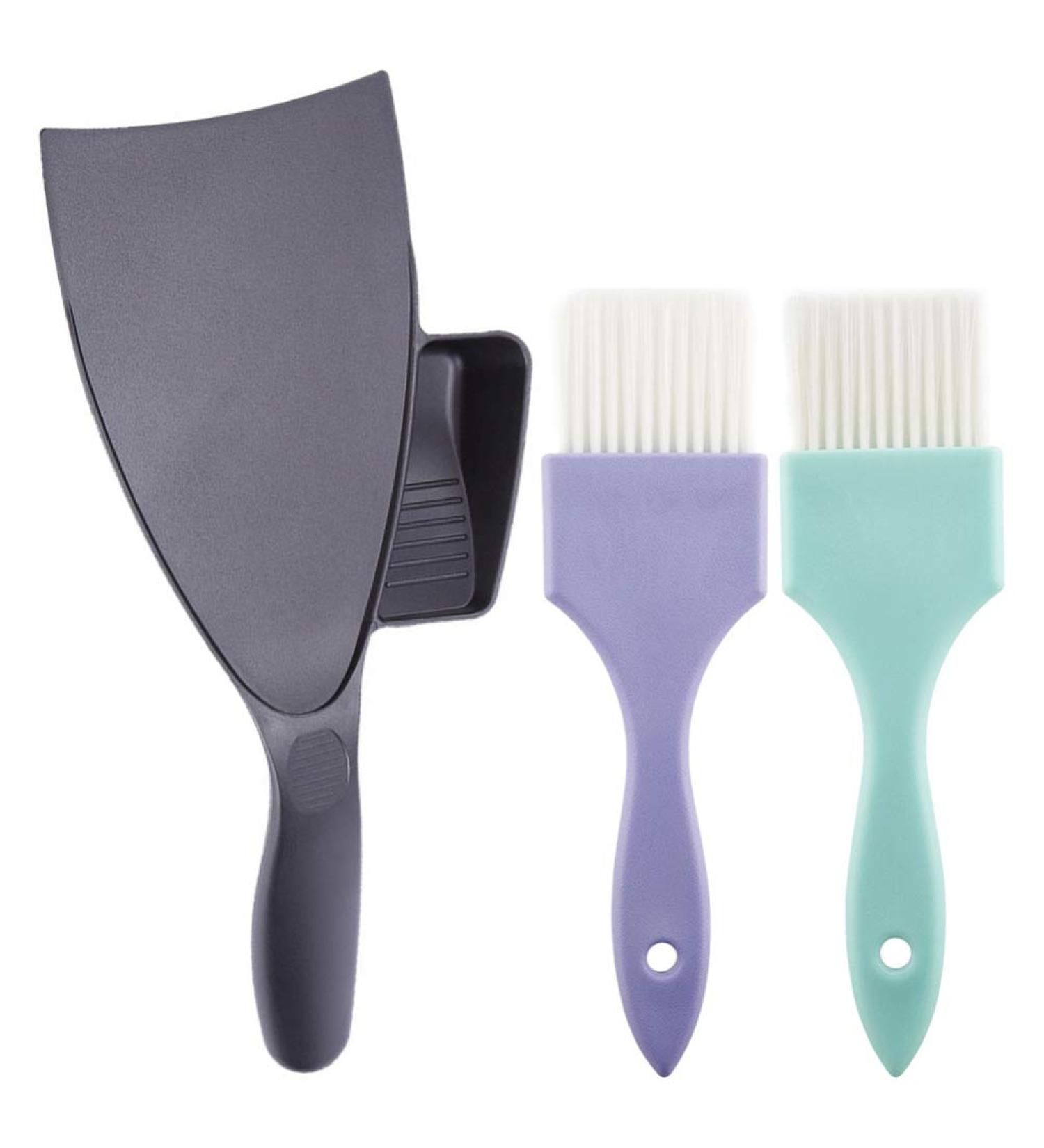 Beaupretty 3-Piece Colored Hair Dye Brush Set - Salon-Grade Hair Coloring Accessories for Professional Hairdressers - Buy Online on GoSupps.com