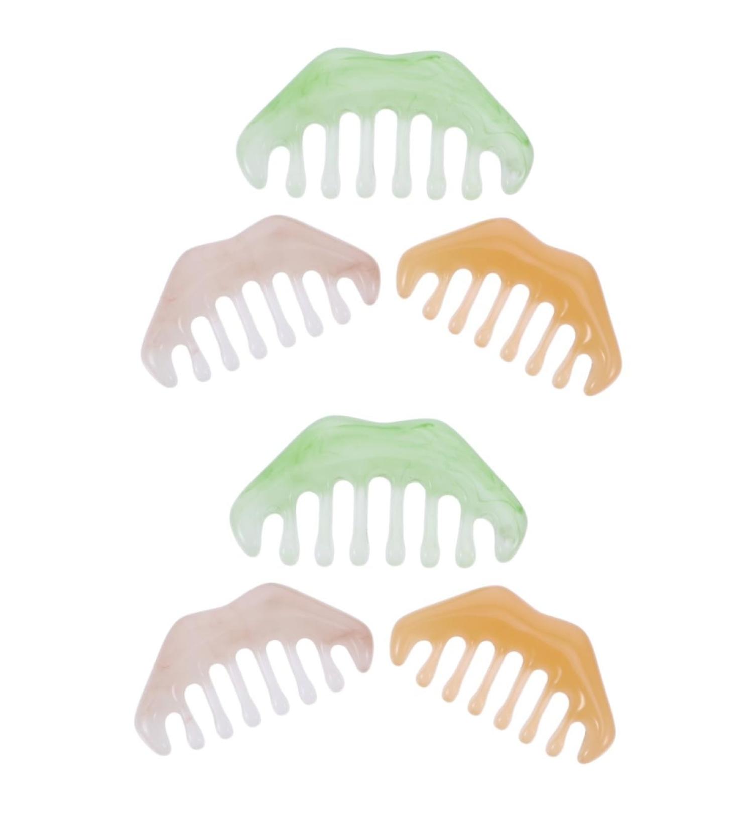 Magiclulu 6 STK Massage Comb Set - Enhance Hair Health & Circulation | Afro Comb & Body Massager Tool for Home Use - Buy Online on GoSupps.com