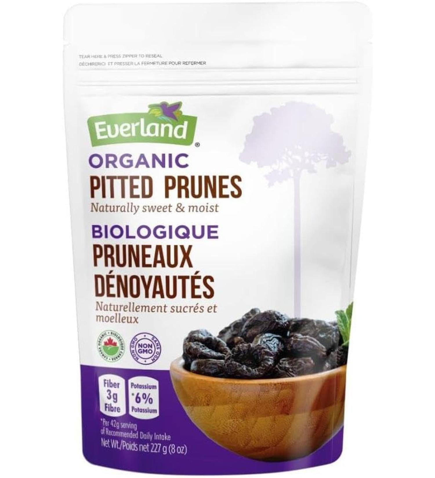 Everland Organic Prunes 454gm