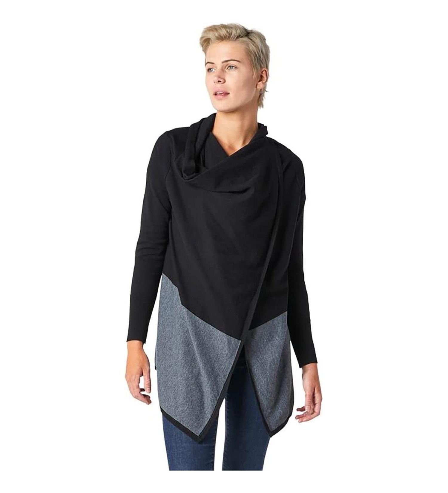 Smartwool Edgewood Wrap Sweater - Women's Black XS - Buy Online on GoSupps.com