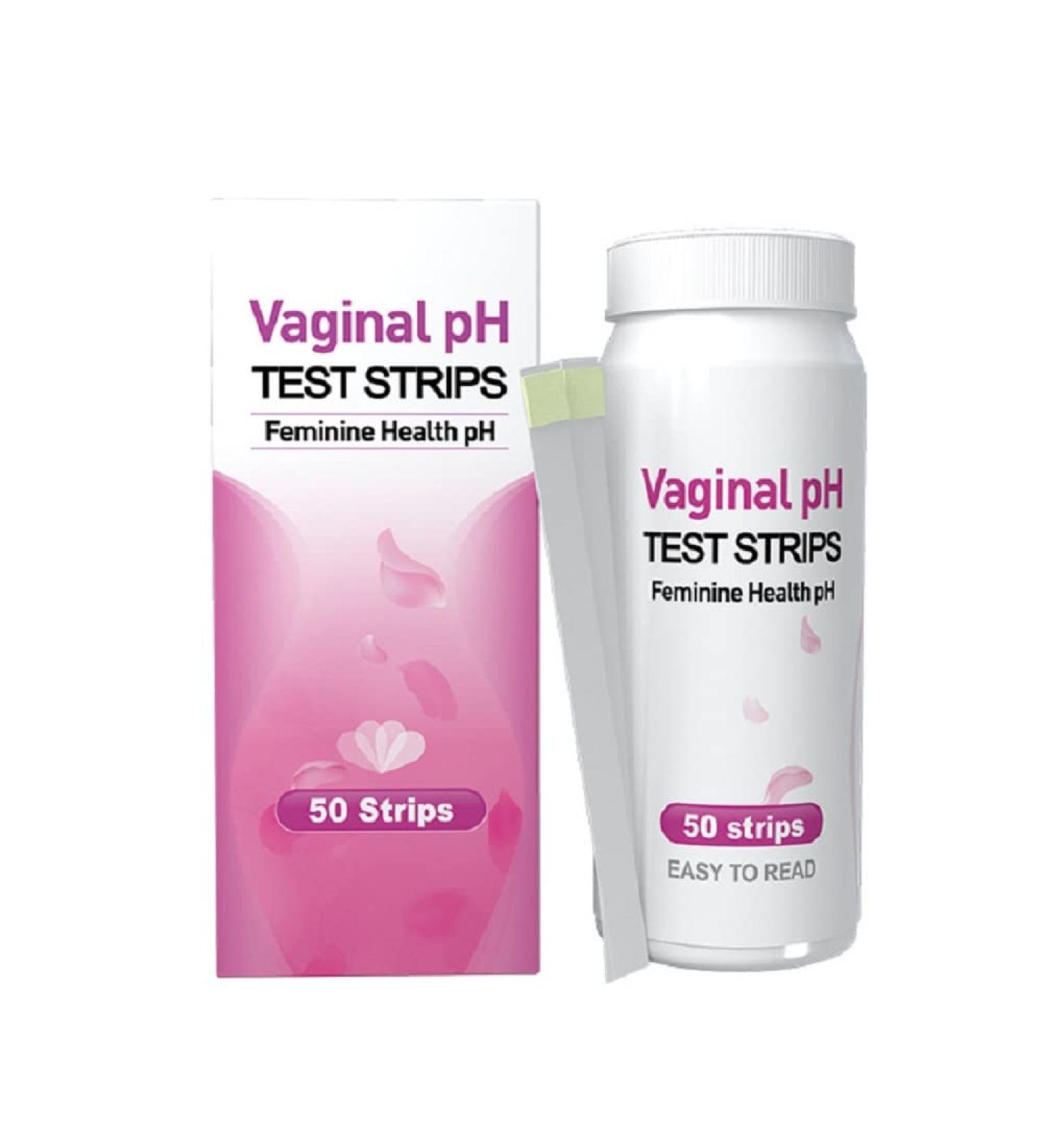 Fencia Vaginal Health pH Test Strips - Monitor Feminine pH Balance Intimate Health (50 Strips) - Buy Online on GoSupps.com