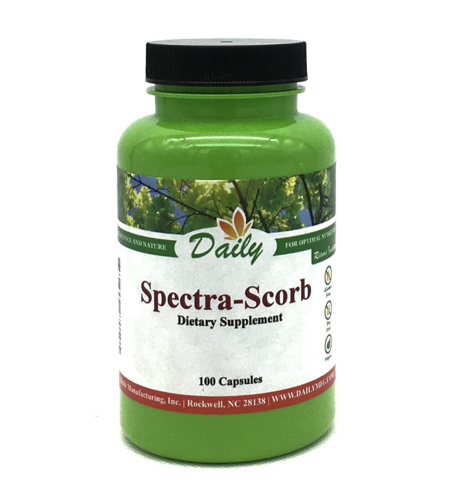 Daily Manufacturing Spectra-Scorb (Vitamin C from Mineral Ascorbates Bioflavonoid Complex Quercetin) - Buy Online on GoSupps.com