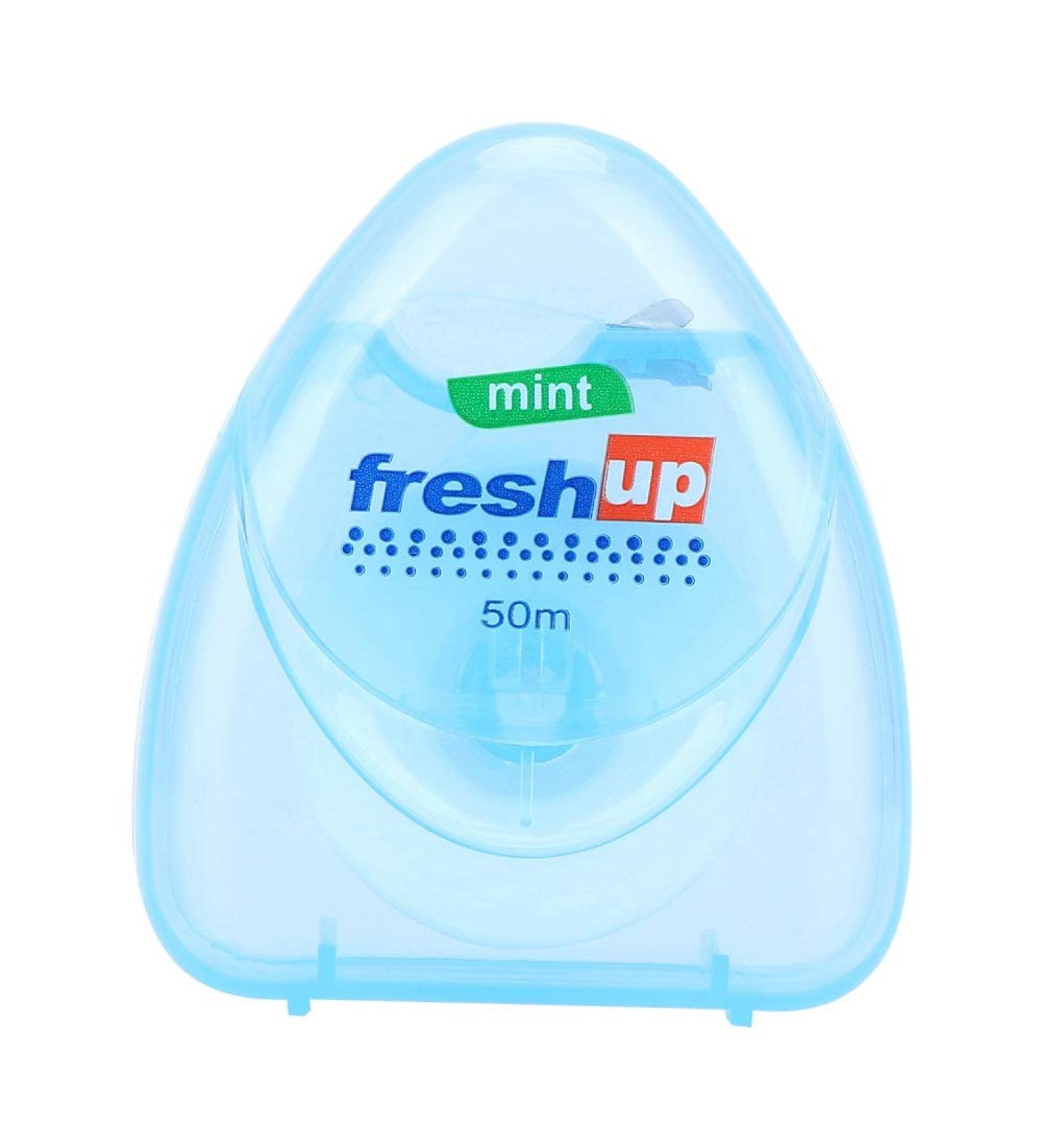 50m Micro-Wax Mint Flavor Dental Floss - High Strength & Ultra Fine for Soft Clean Teeth - Durable & Easy to Use - Buy Online on GoSupps.com