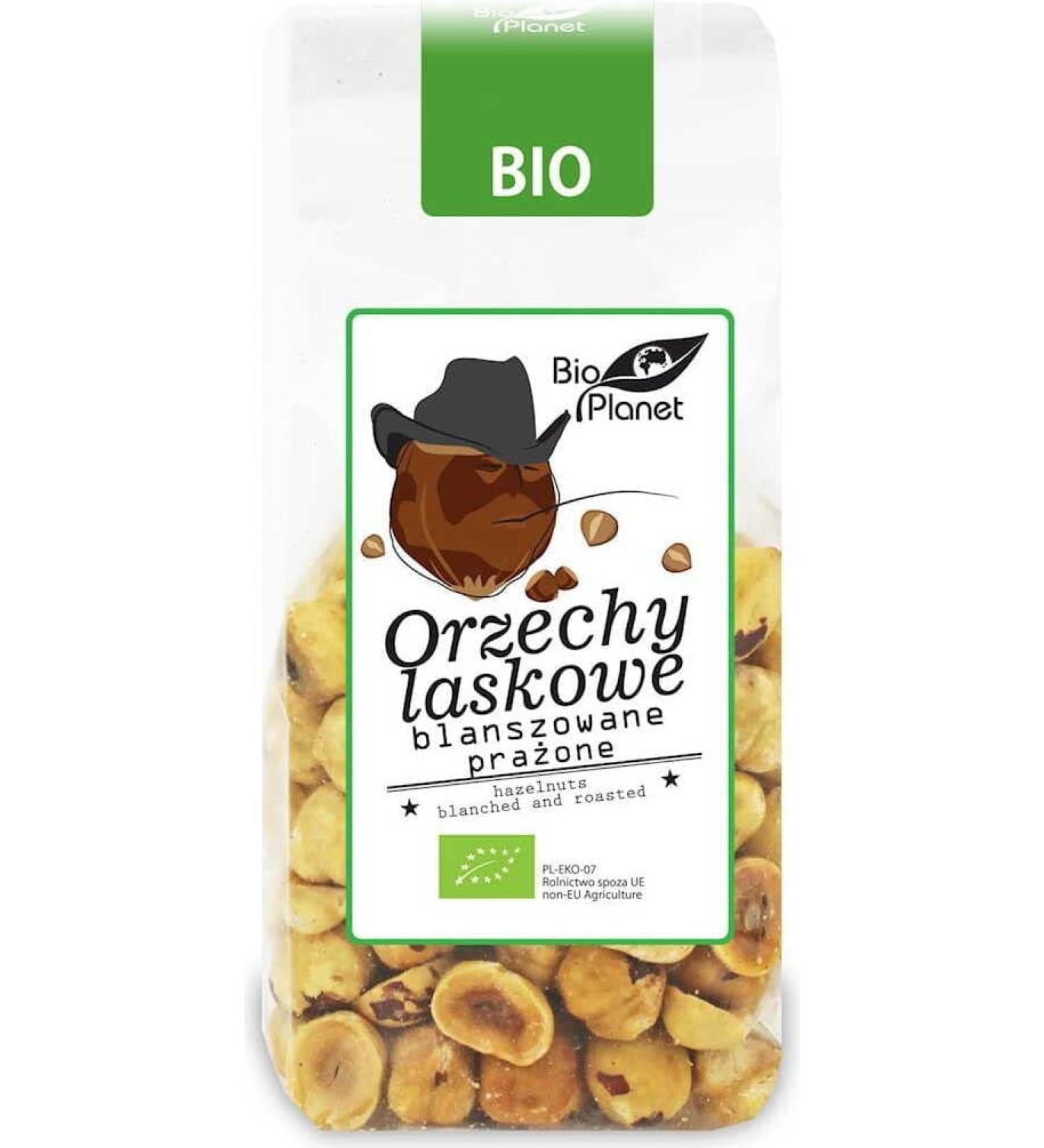ORGANIC ROASTED BLEACHED HAZELNUTS 100 g - BIO PLANET