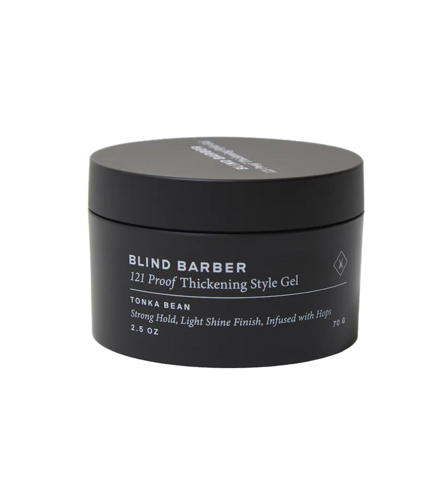 Buy Blind Barber 121 Proof Thickening Style Gel - Medium to Strong Hold Water-Based Paraben & Sulfate Free for Men - 2.5 oz - International Shipping Available - Buy Online on GoSupps.com