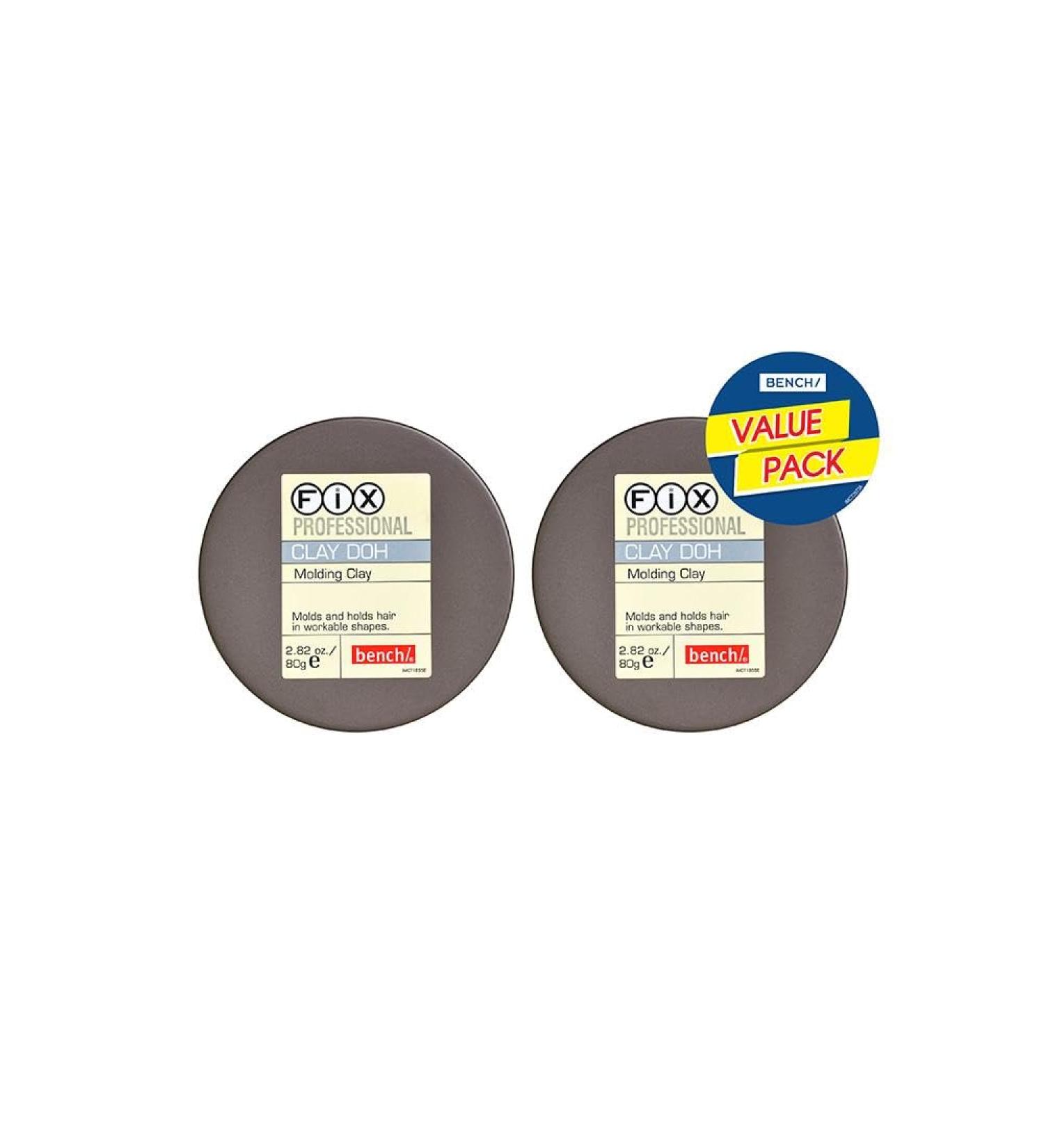 Bench Fix Hair Styling Products (Gray - Clay Doh (Pack of 2)) - Buy Online on GoSupps.com