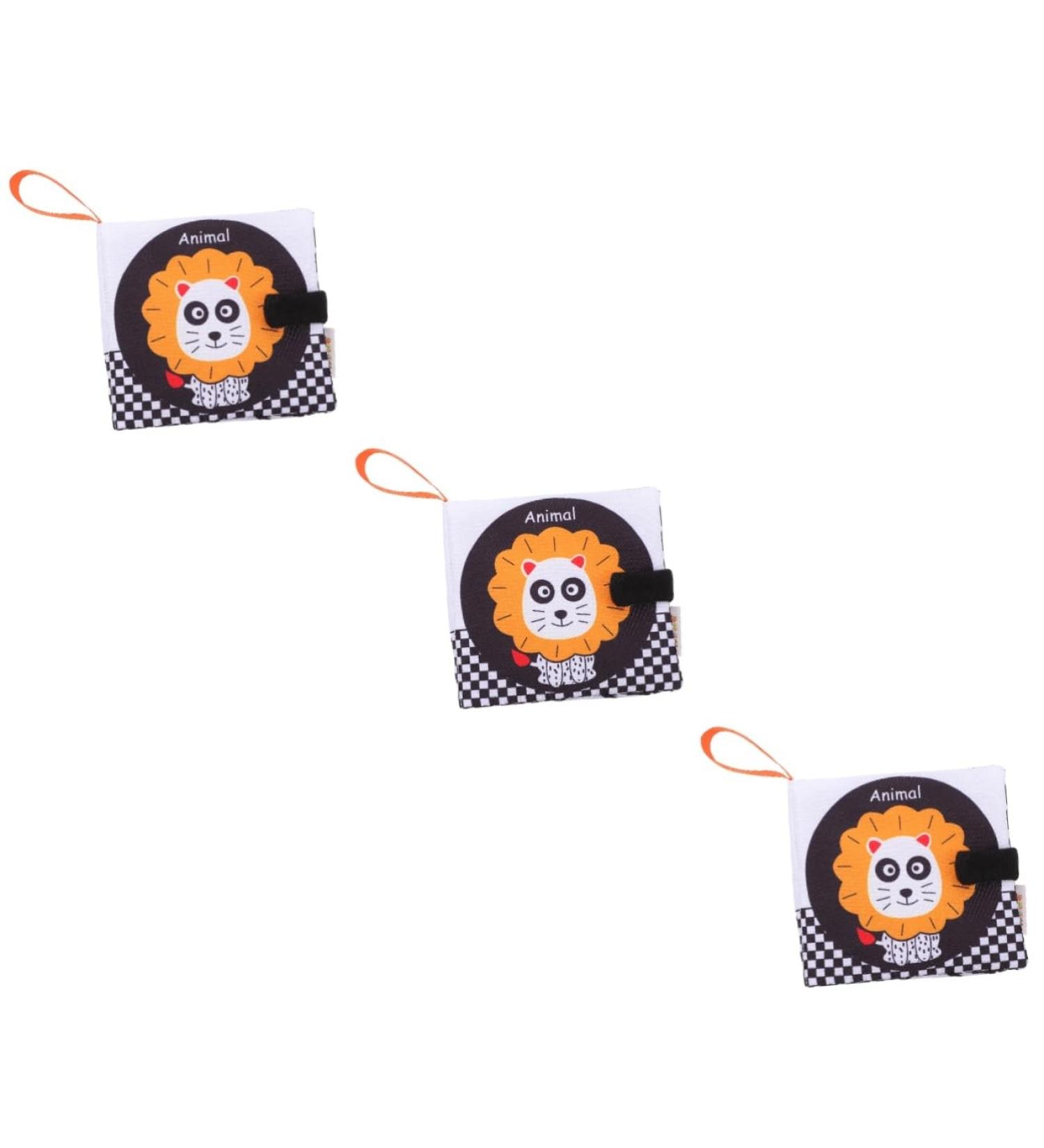 Ibasenice 3-Set Fabric Books for Toddlers | Kidcraft Game Set | Educational Toy for Early Learning | Soft Peach Skin Baby Books - Buy Online on GoSupps.com