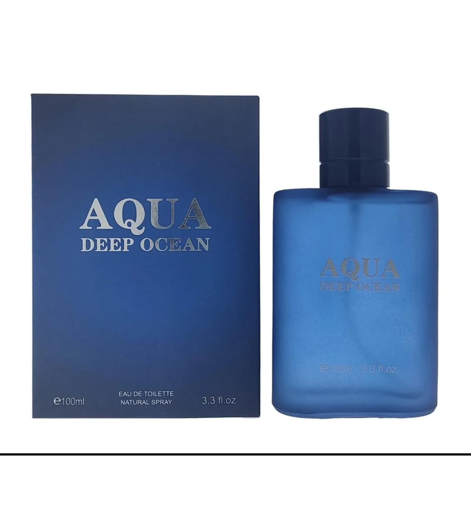 Aqua Deep Ocean Eau de Toilette 3.3 Fl Oz (Pack of 1)