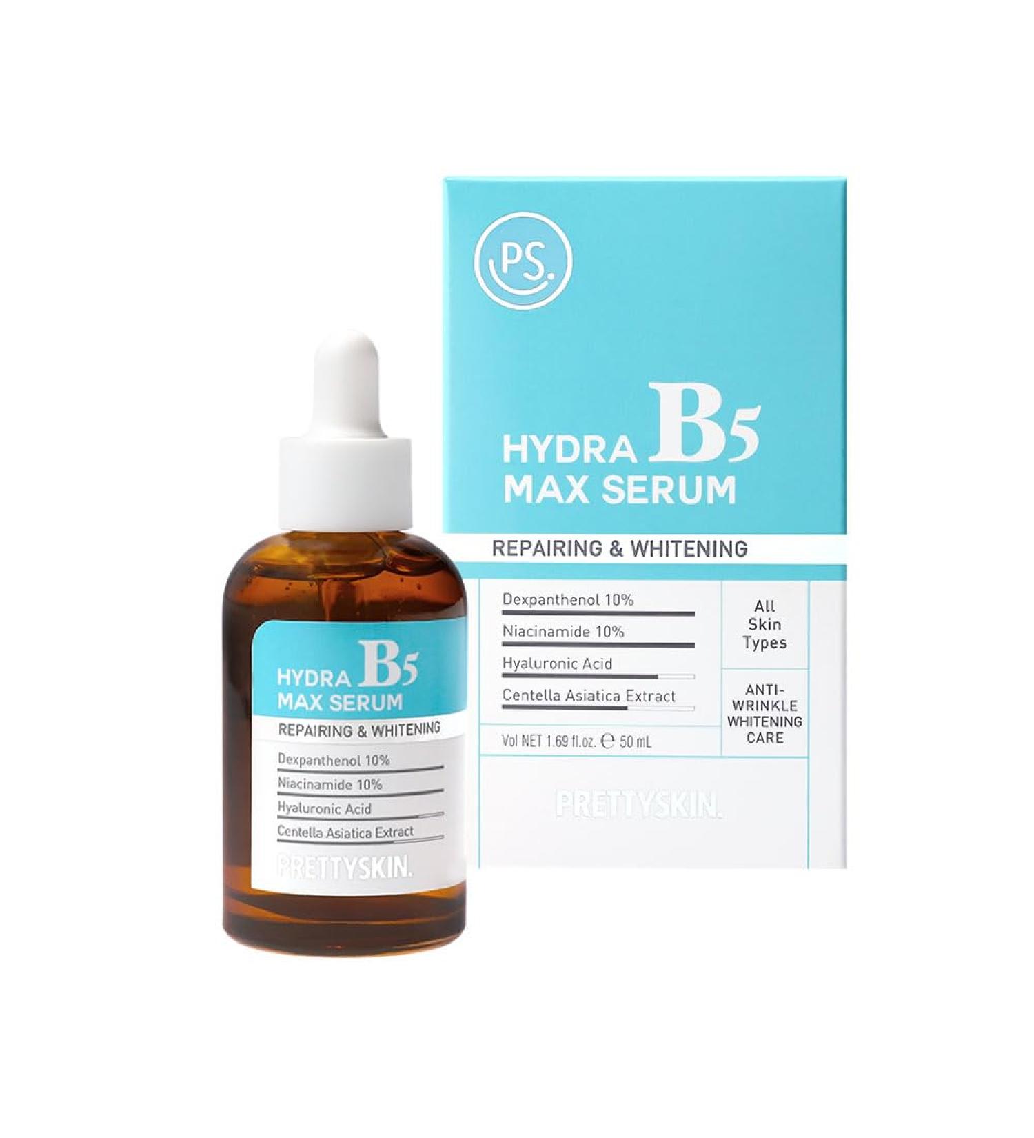 PRETTYSKIN Vitamin B5 Serum for Face 1.69fl.oz. (50ml) - Buy Online on GoSupps.com