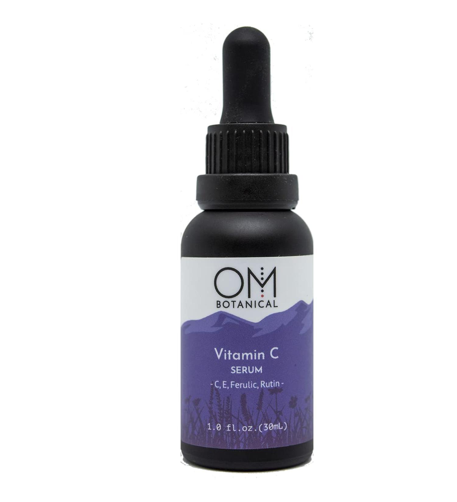 OM Botanical Vitamin C E Ferulic Rutin Facial Serum Most Stable & High-Performance Antioxidant Formula for Radiant Youthful Skin | Nourishing & Non-Sticky for Women & Men - Buy Online on GoSupps.com