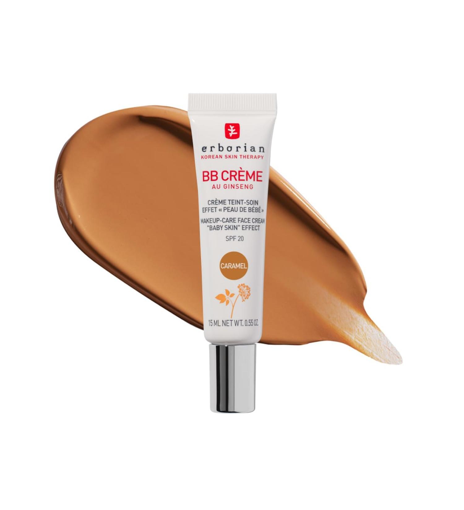 Erborian - BB Cream With Ginseng - Complexion Cream - "Baby Skin" Effect - Korean Cosmetic Treatment 5 -In -1 For SPF 20 - Caramel - 15 ml 15 ml (Pack of 1) Caramel - Buy Online on GoSupps.com