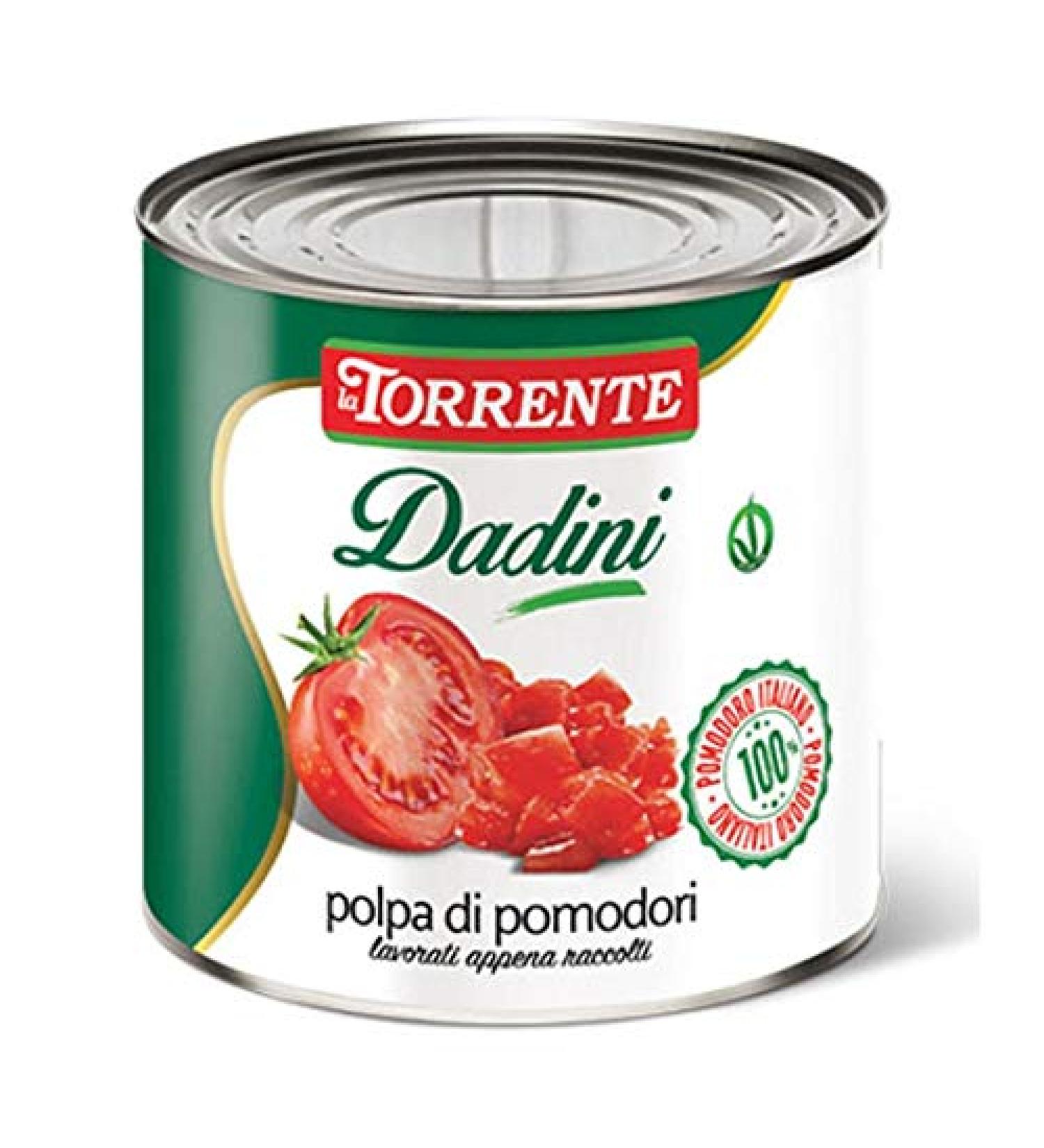 Chopped Tomatoes 3kg DADINI - La Torrente