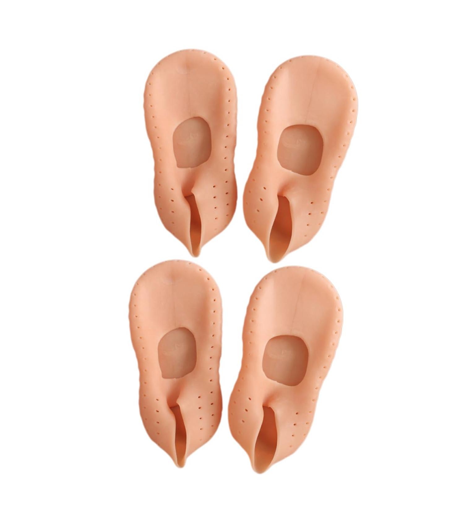 Amosfun 2 Pairs Gel Moisturizing Sleeves Heel Room Socks Height Increase Socks Silicone Moisturizing Socks Lotion Socks Plantar Inserts Lightweight Socks Foot Women's Beach Socks - Buy Online on GoSupps.com