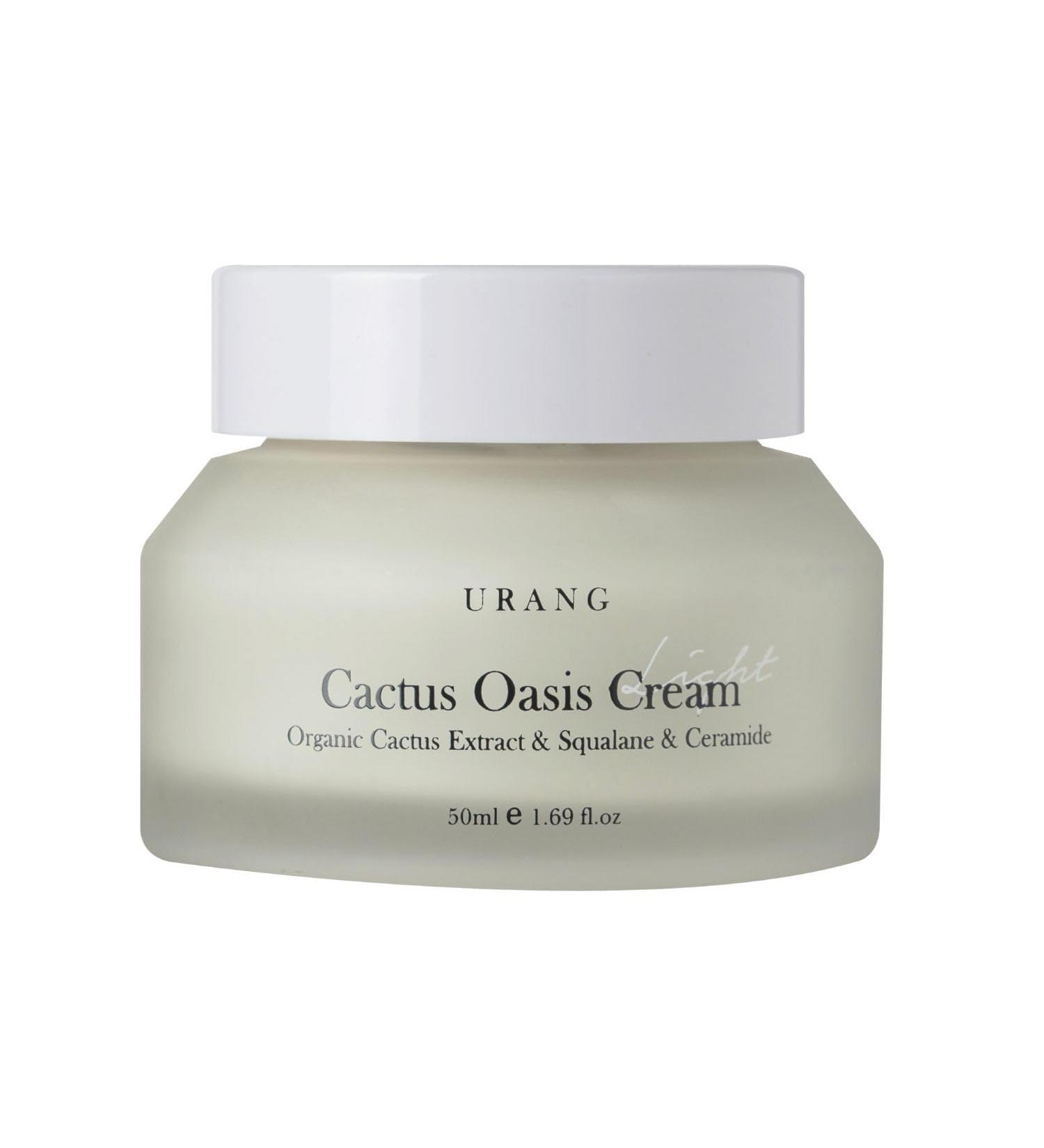Cactus Oasis Cream | Organic Vegan Moisturizer | Natural Skin Barrier with Tamanu Oil & Ceramide | Hydrating Skincare for Women & Men | 1.69 Oz - Buy Online on GoSupps.com