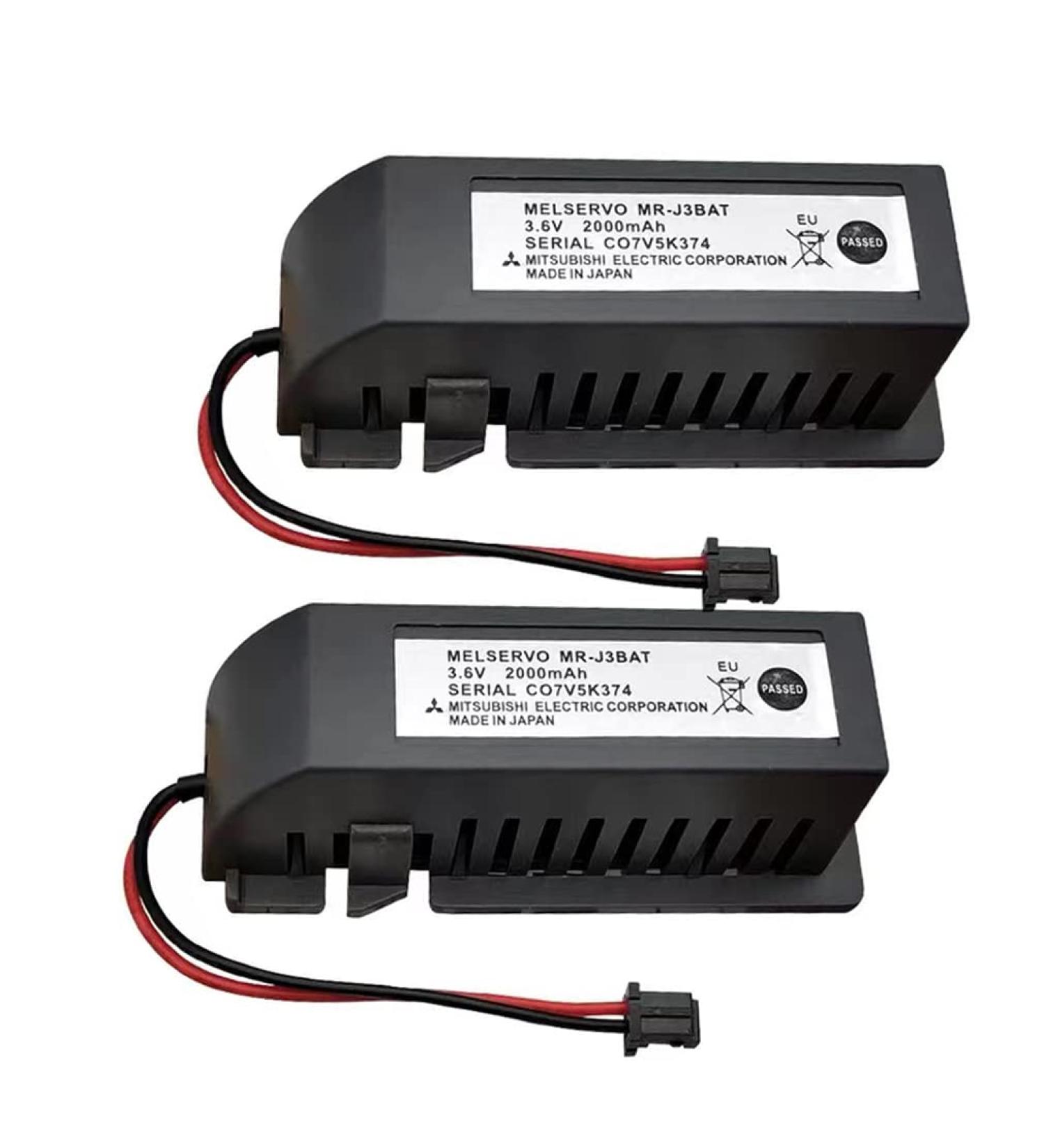 Buy 3.6V MR-J3BAT 2000mAh PLC Li-ion Battery for Mitsubishi ER6VC119A/B MELSERVO MR70 - Pack of 2 | International Shipping Available - Buy Online on GoSupps.com
