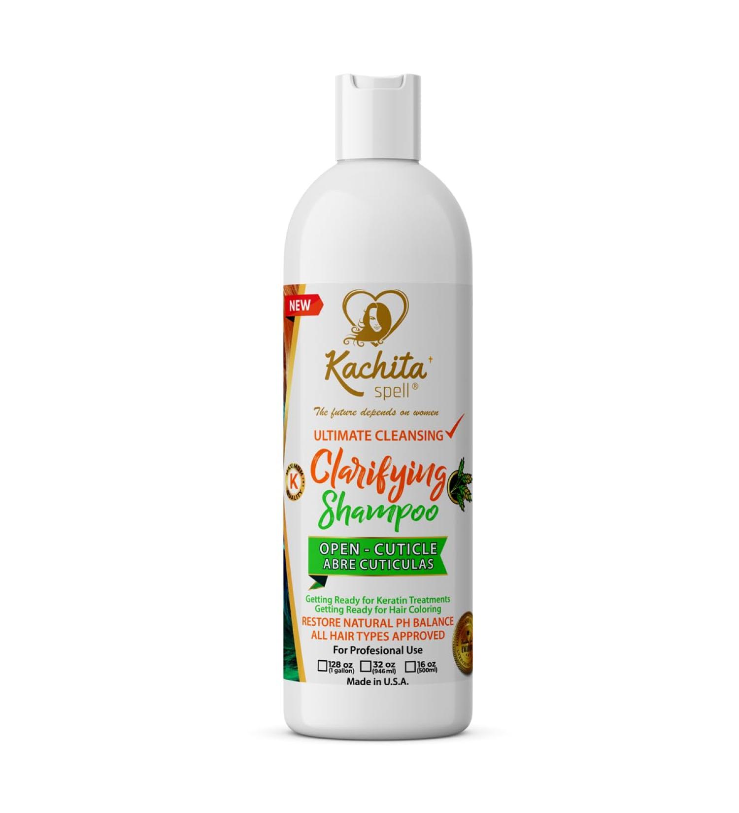 Kachita Spell Clarifying Shampoo - Innovative Formula 16 fl oz (473ml) Made in USA - Shop Internationally - Buy Online on GoSupps.com