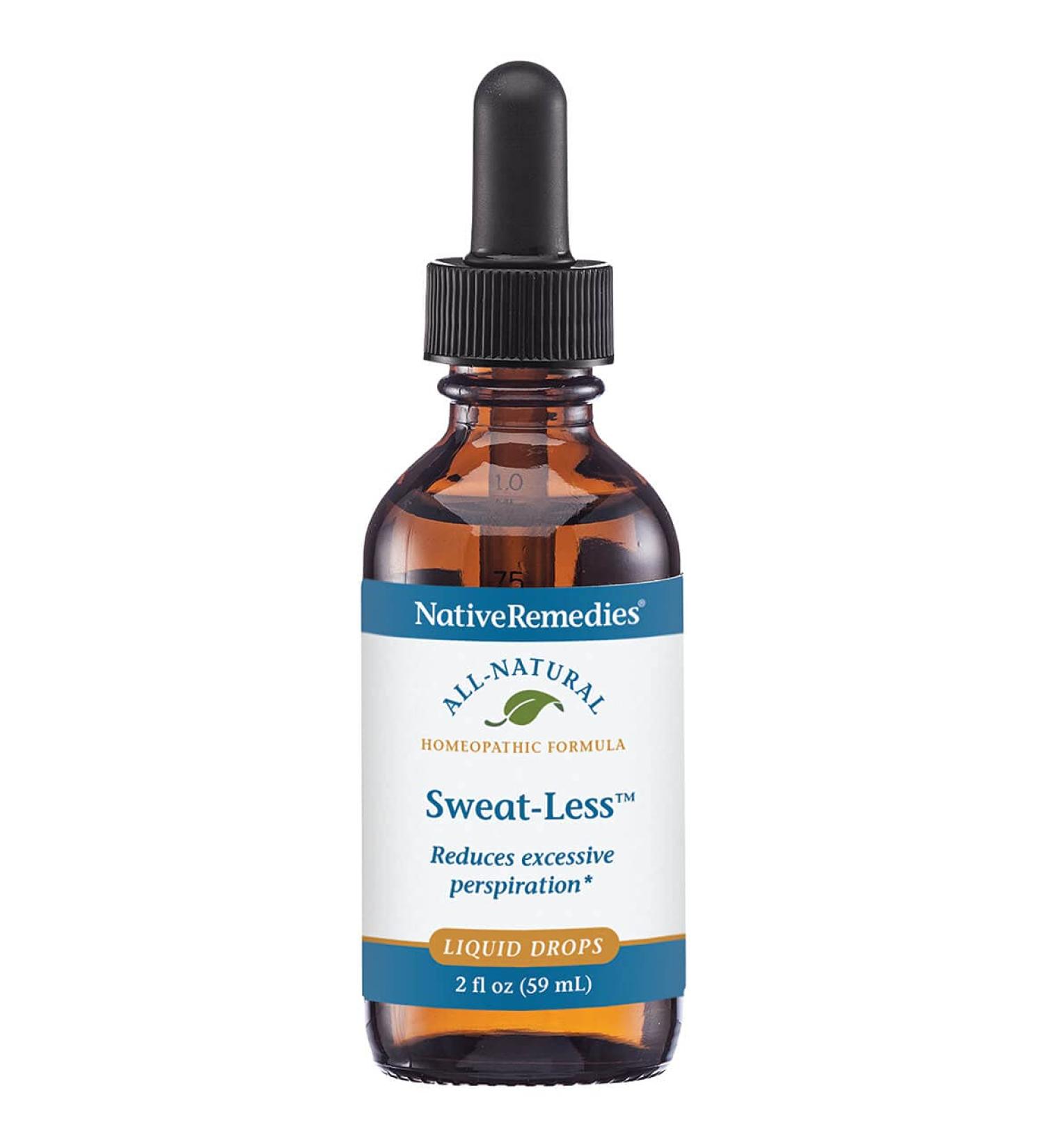 Sweat-Less: Natural Homeopathic Formula for Excessive Sweating - 59 mL - Buy Online on GoSupps.com
