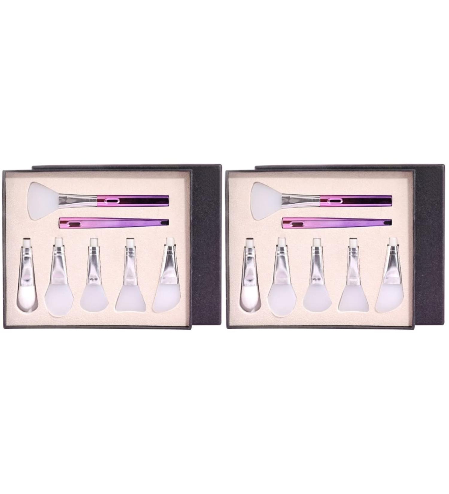 MAGICLULU 2 Sets Brush Set Skincare Products for Spatula Makeup Tool Facial Brush Facial Cleansing Products Applicator Brush Beauty Brush Soft Fur Care Brush - Buy Online on GoSupps.com