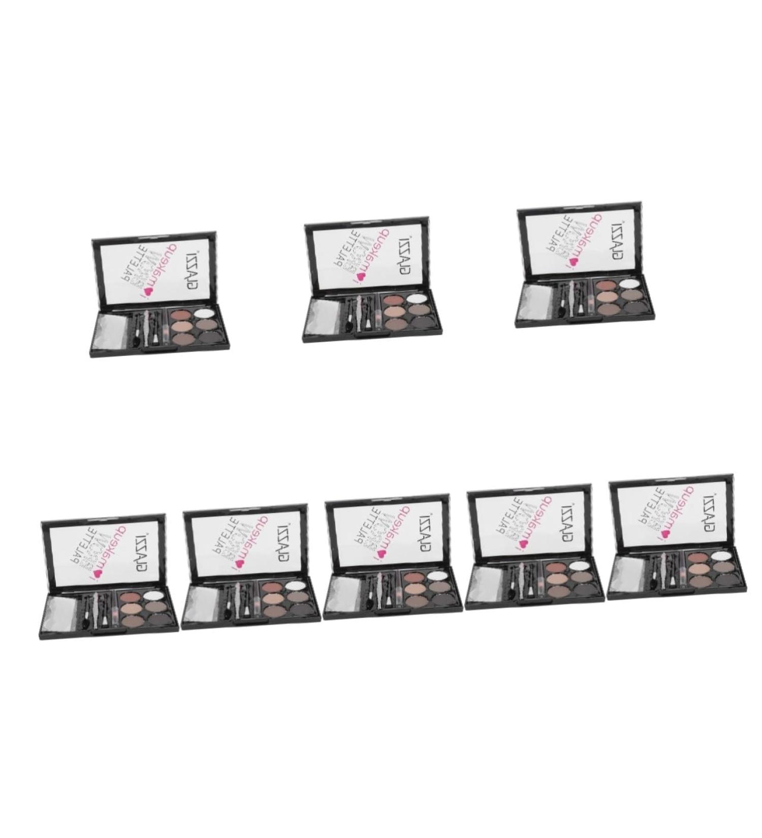 Beavorty 8 Sets Eyebrow Powder Set Eyebrow Brush Eyebrow Powder Tool Lit Makeup Supply Eyebrow Stickers Miss - Buy Online on GoSupps.com