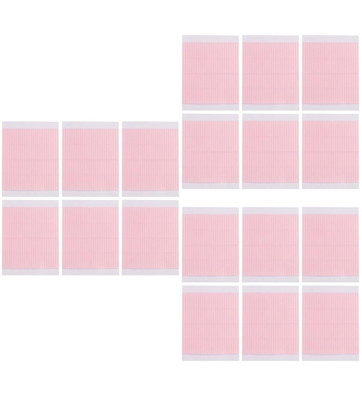 Housoutil Adhesive Stickers 18 Sheets Double Eyelid Beauty Stickers Fiber Material Woman Eyes Eye Eye Shaping Makeup Supplies 2.8x0.2cmx3pcs Pinkx3pcs - Buy Online on GoSupps.com