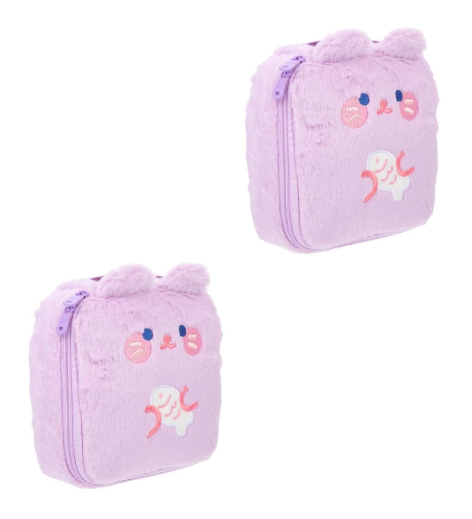 Buy Gleavi 2-Storage Plush Tampon Holder & Menstrual Bag | Women's Outdoor Storage Wallet for Breastfeeding & More - Buy Online on GoSupps.com