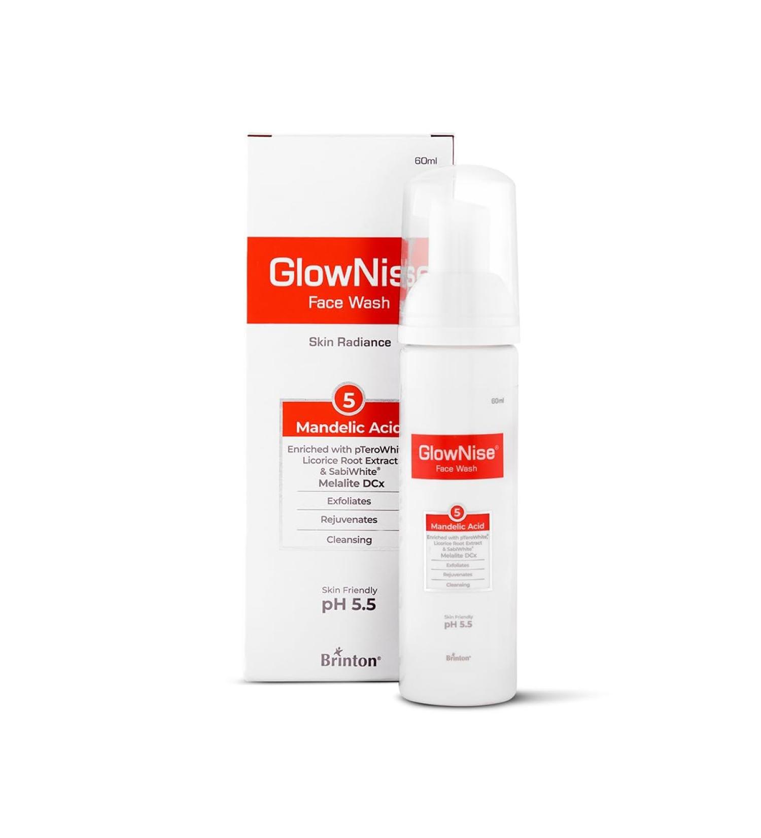 Bri-ton Glowise Deep Cleansing Foam Face Wash - Oily & Acne-Prone Skin pH 5.5 Exfoliates & Rejuvenates - 60 ml - Buy Online on GoSupps.com