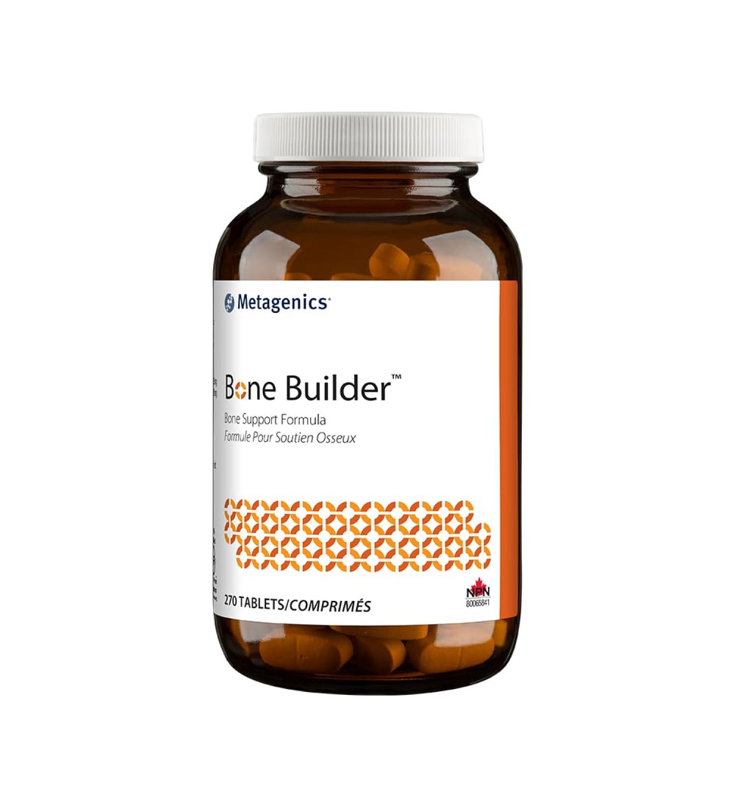 Metagenics - Bone Builder - Bones and Teeth Support with Calcium and Phosphorus - 270 Tablets