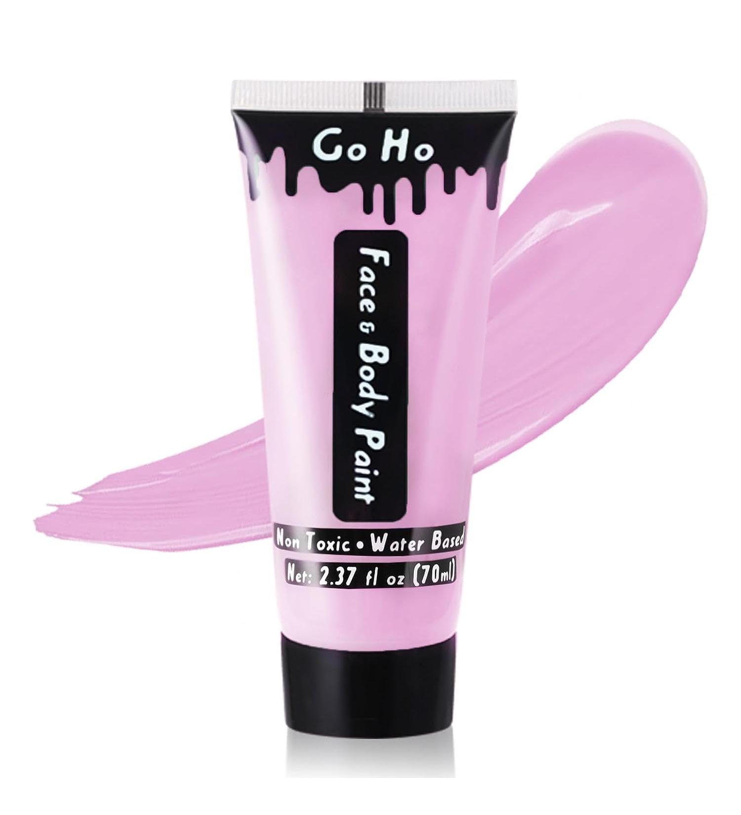 Pastel Pink Cream Face Body Paint - 2.37oz (70ml) Water-Based Makeup for Adults & Children | SFX, Cosplay, Festivals, Halloween - Buy Online on GoSupps.com