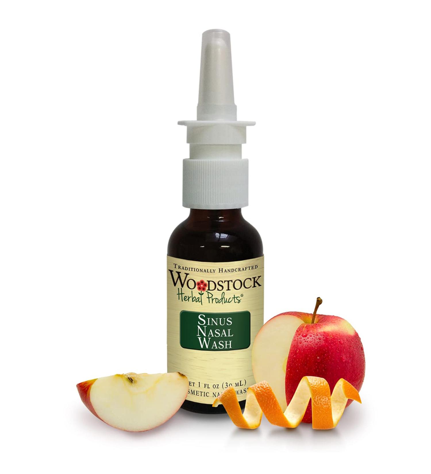 Woodstock Herbal Products Sinus Nasal Wash 1 oz. - Natural Nasal Passage Health - Buy Online on GoSupps.com