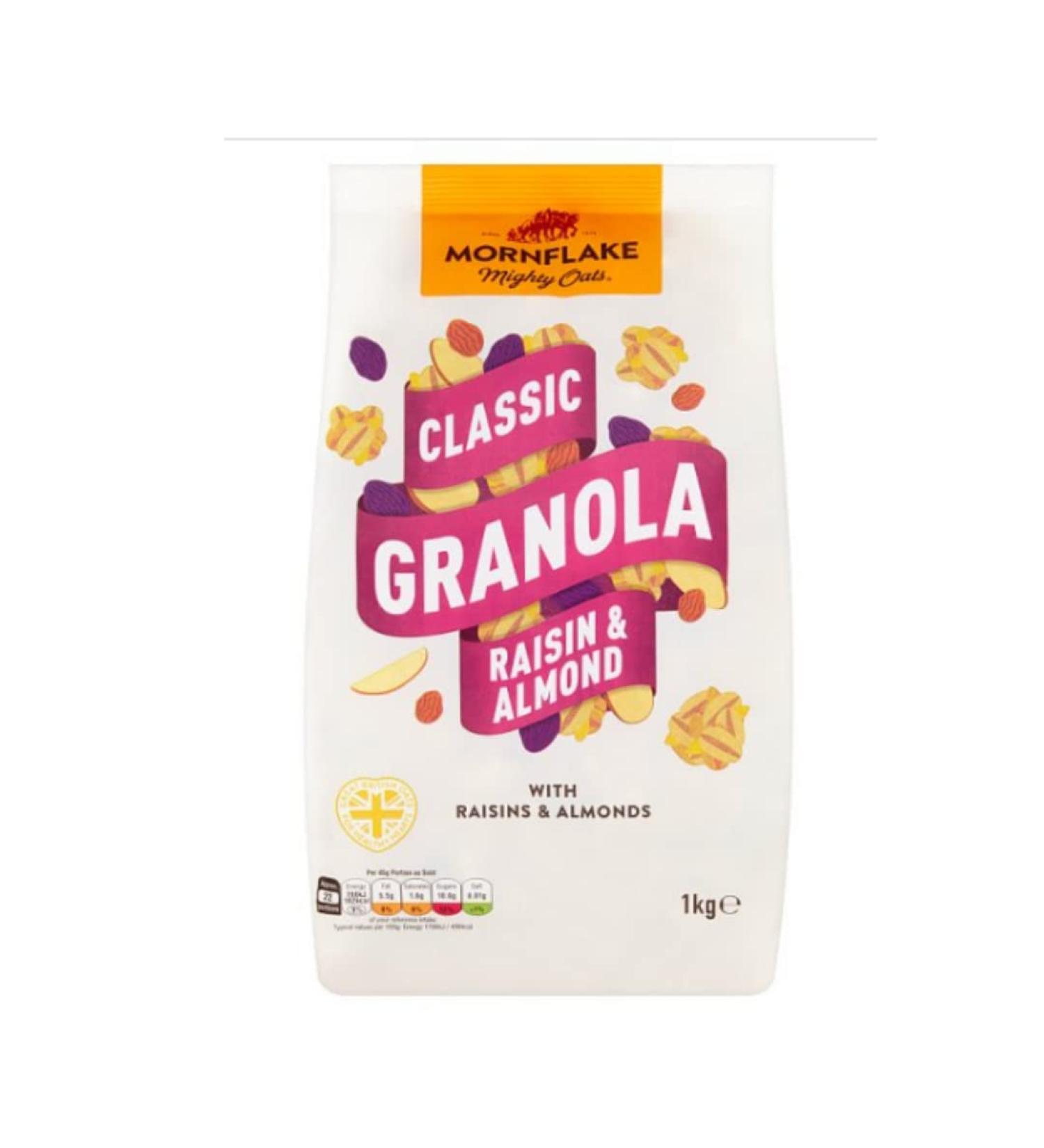 Mornflakes Classic Granola Raisin & Amande 1 kg x 6