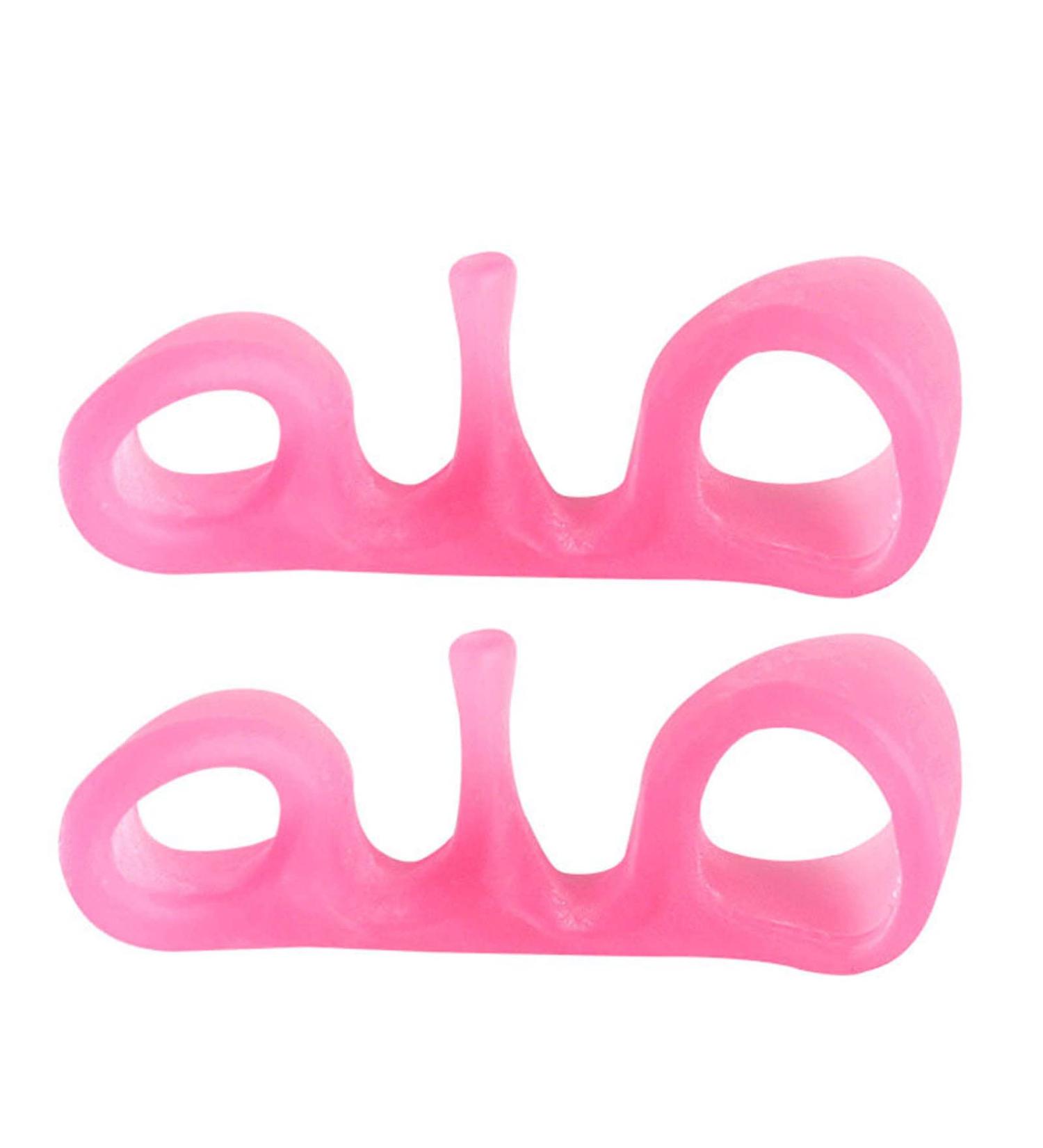 MatureGirl Hammer Toe Straightener 1 Pack Soft Gel Crests Splints - Reduce Foot Pain, Correct Overlap, Flexible Footcare - Sweat-Reducing Foot Cream Included (Pink, One Size) - Buy Online on GoSupps.com