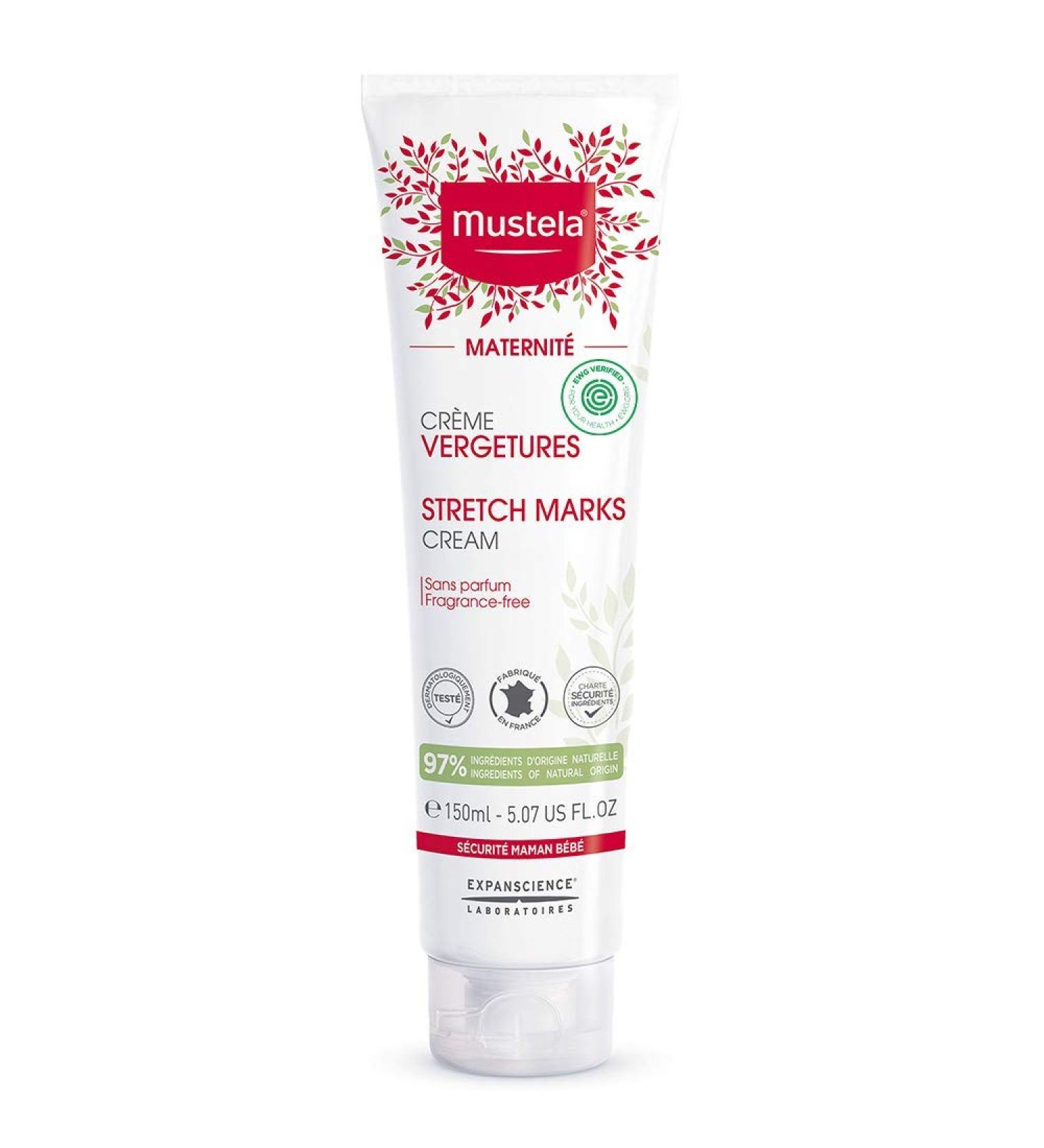 Mustela Maternity Stretch Marks Cream for Pregnancy - Avocado & Maracuja - Fragrance Free - 5.07 Fl Oz - Buy Online on GoSupps.com