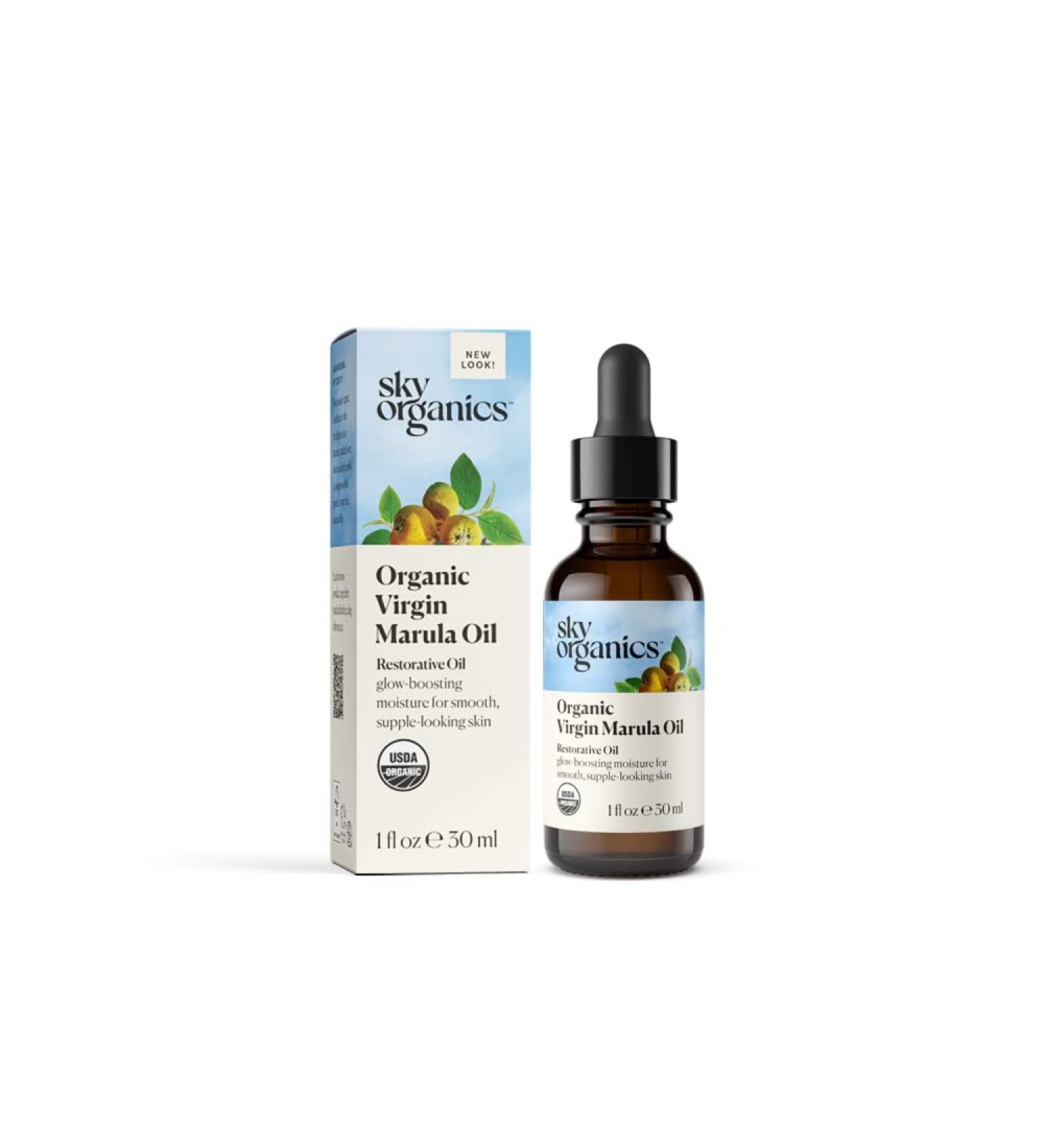 Sky Organics Marula Oil 100% Pure & Cold-Pressed USDA Certified Organic - 1 fl. Oz - Buy Online on GoSupps.com