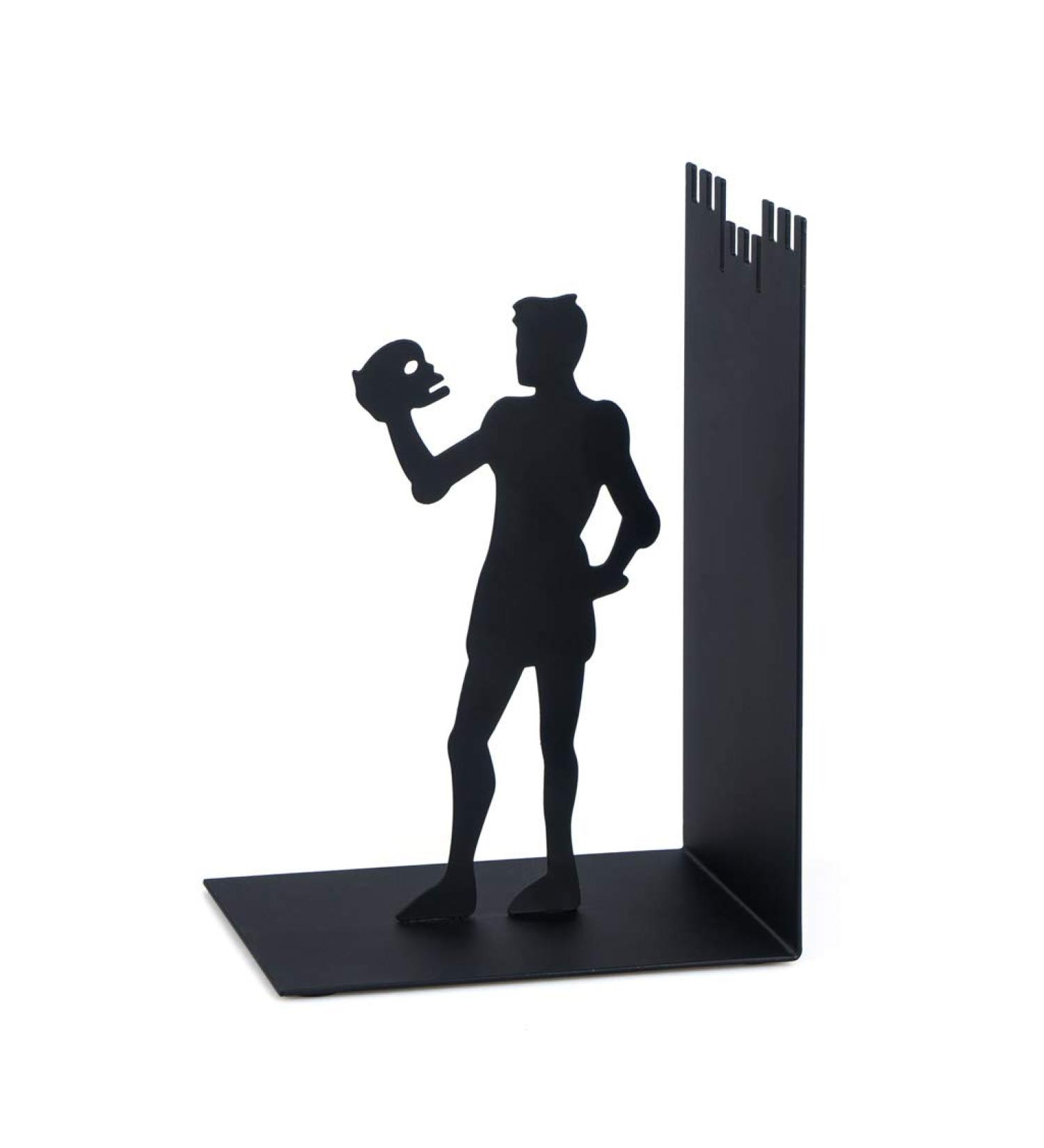 Buy Balvi Hamlet Black Metal Bookend - Unique Design for Stylish Home Organization | International Shipping Available - Buy Online on GoSupps.com