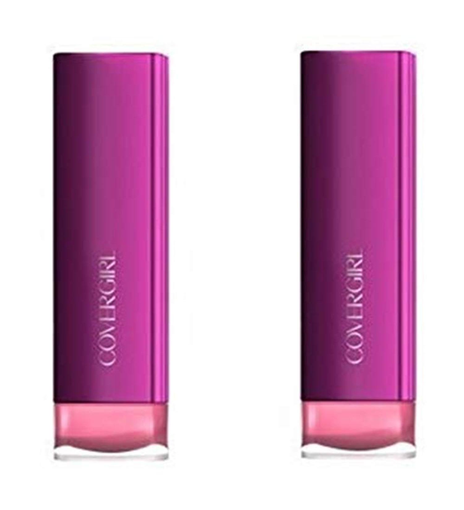 Pack of 2 CoverGirl Colorlicious Lipstick Yummy Pink 380