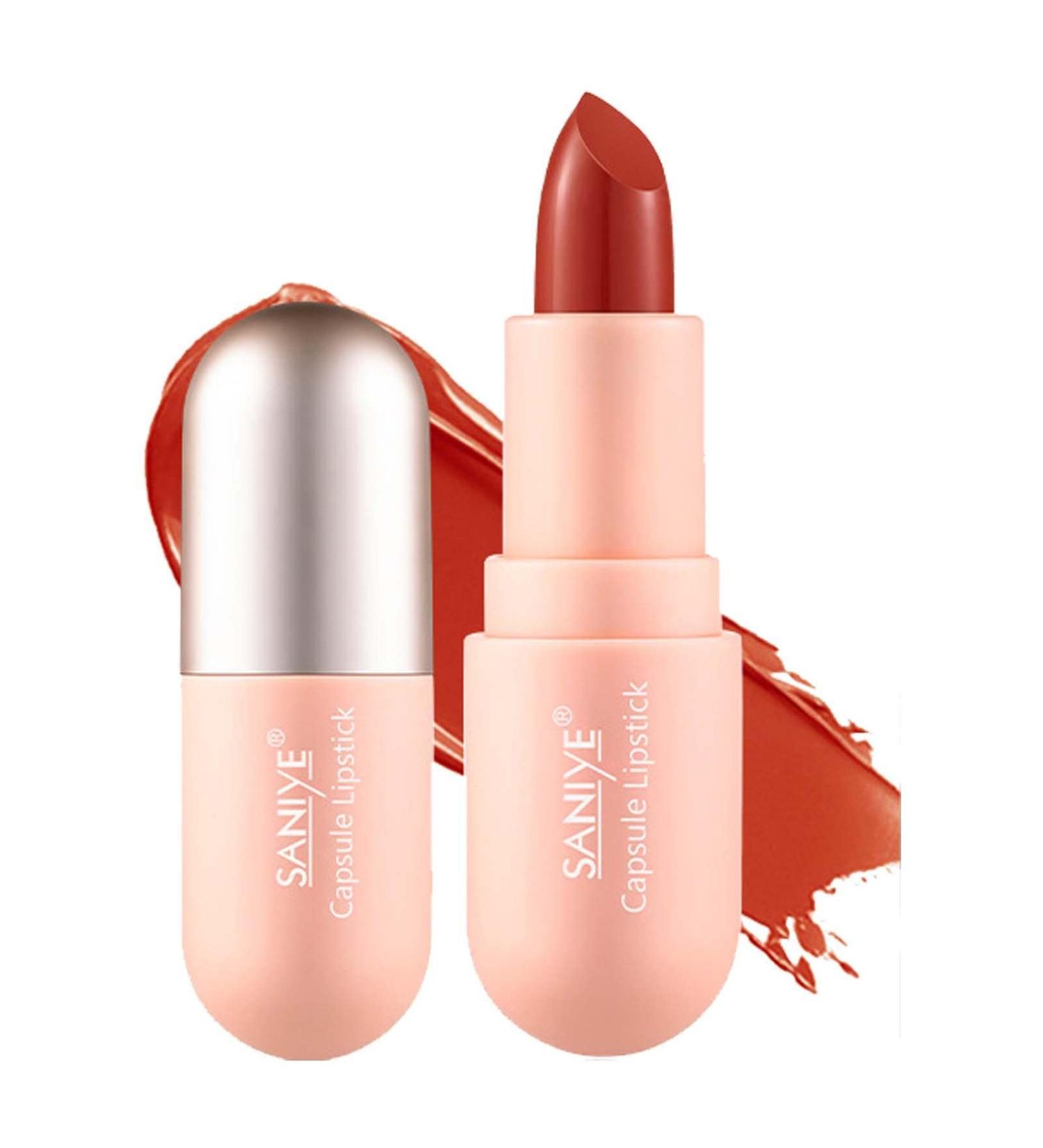 JINGLING Pill Lipstick Waterproof Solid Pill Matte Lipstick Moisturizing Lipstick in Tablet Form Portable Lipstick for Long Lasting Use 03 - Buy Online on GoSupps.com