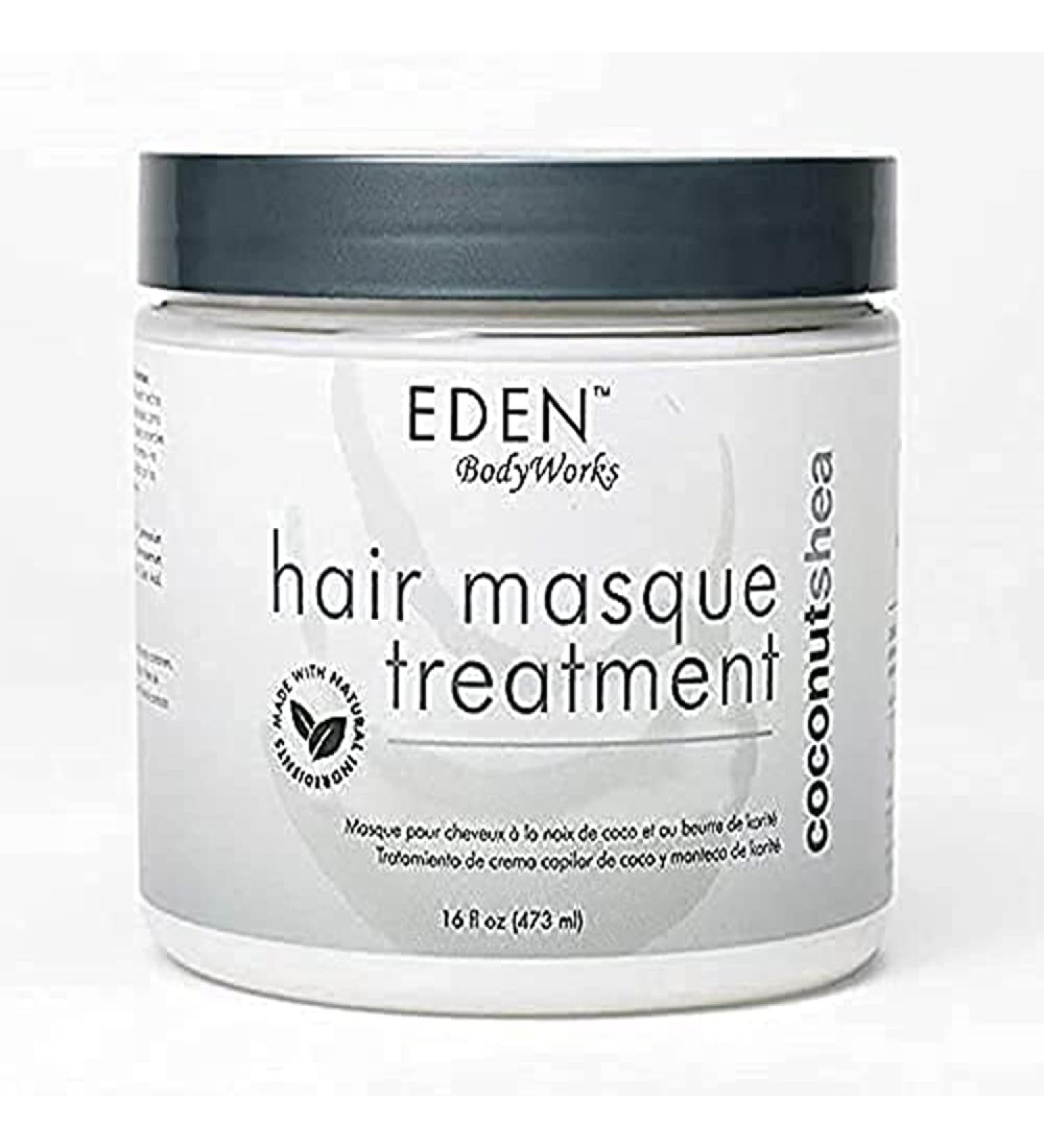 EDEN BodyWorks Coconut Shea Hair Masque Treatment | 16 oz | Hydrate, Protect, Soften, Add Shine - Buy Online on GoSupps.com