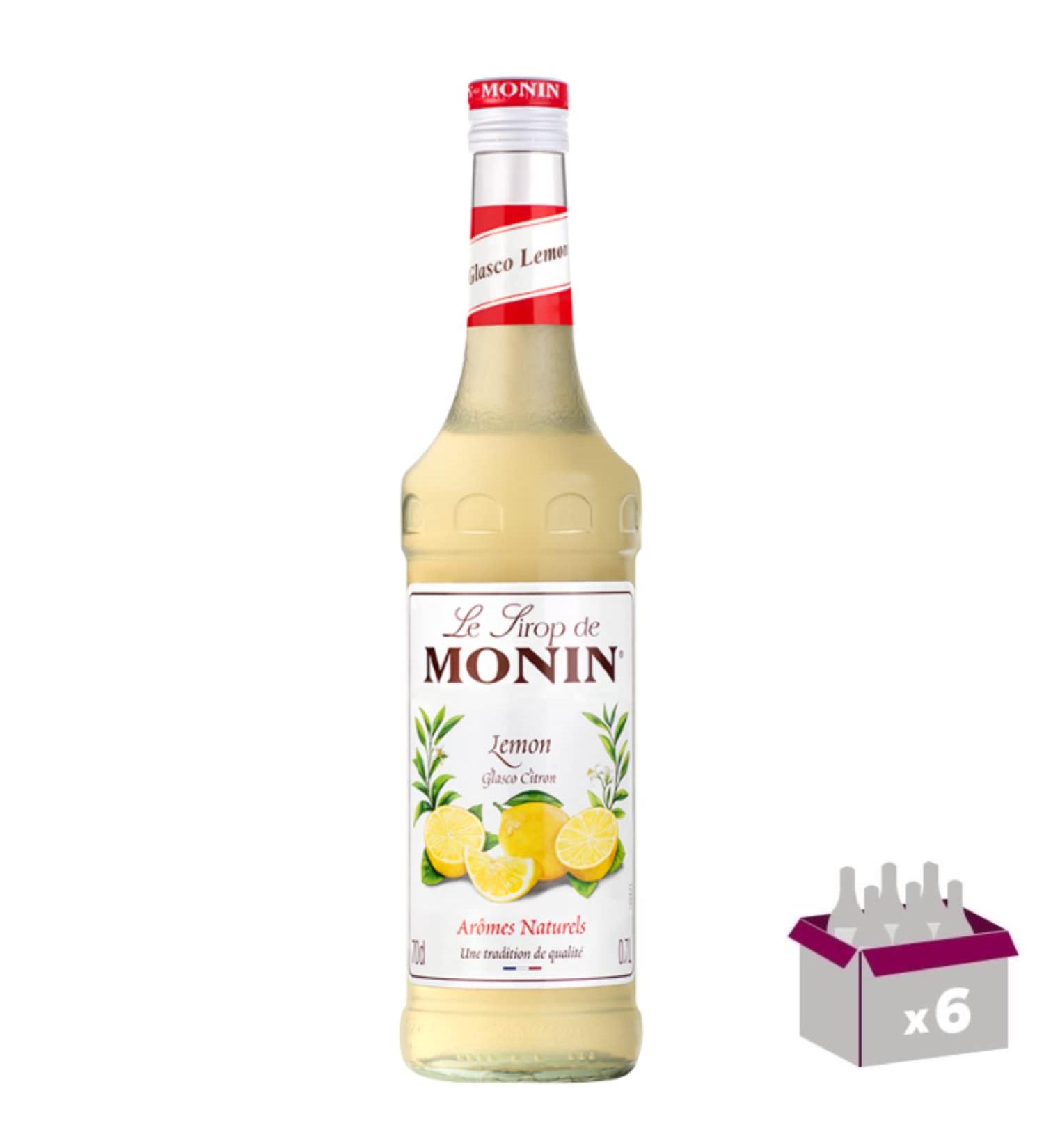 Lot de 6 Sirop - Glasco citron - 1L