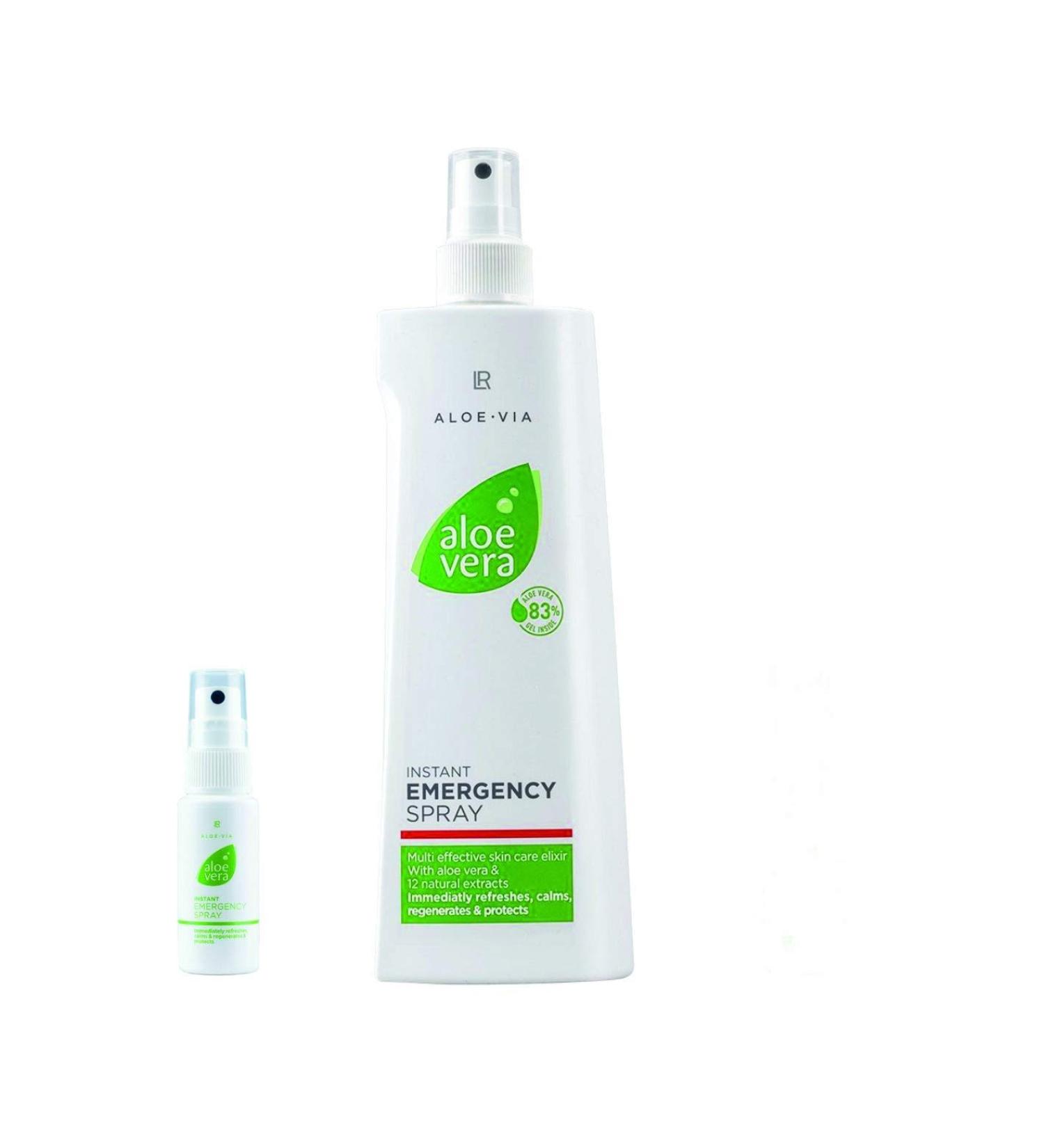 Junjun LR Aloe Vera Quick Emergency Spray 400 ml - Multitalent + Free Empty Spray Bottle | International Shipping - Buy Online on GoSupps.com